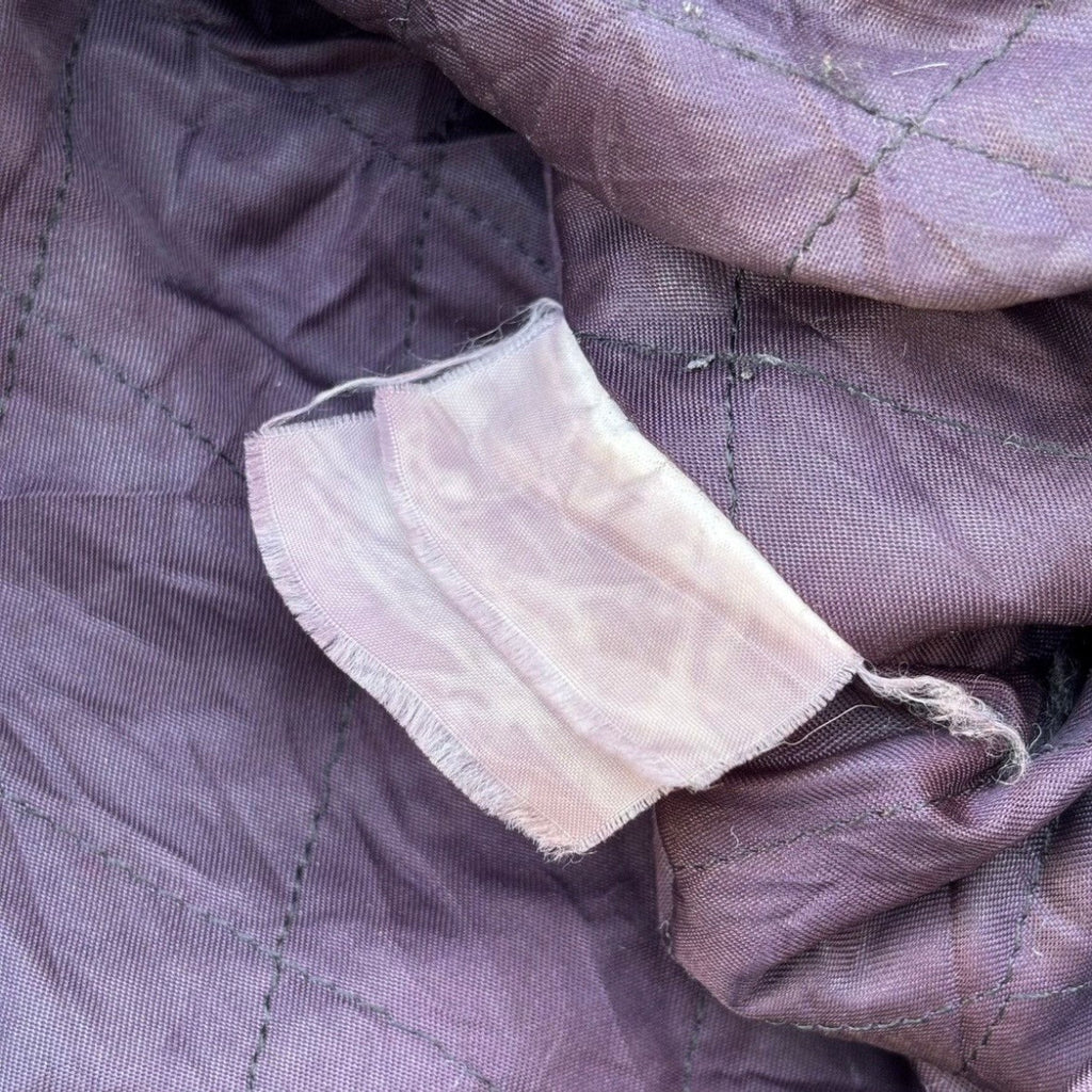 Vintage 70s Avirex Leather Sleeves Wool Jacket XL