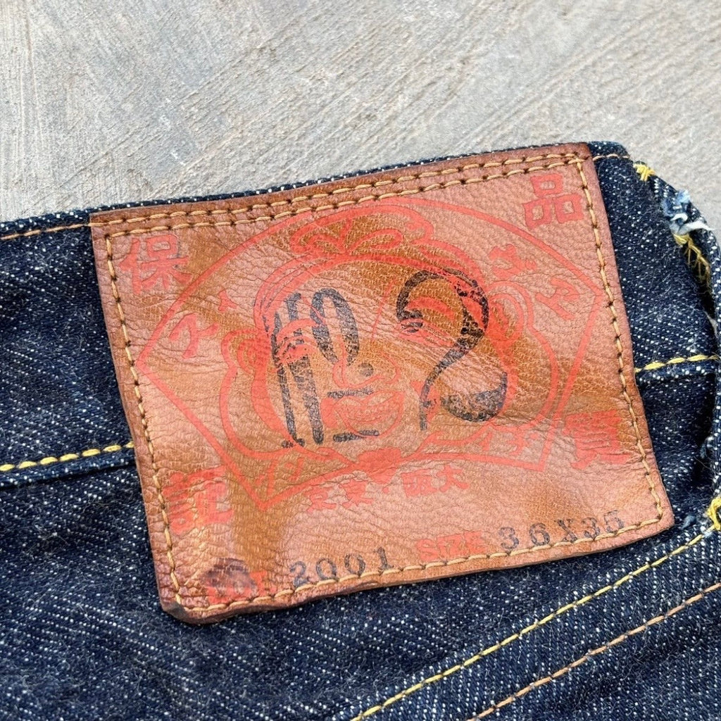 Vintage 00s Evisu Diacock Selvedge Jeans 36