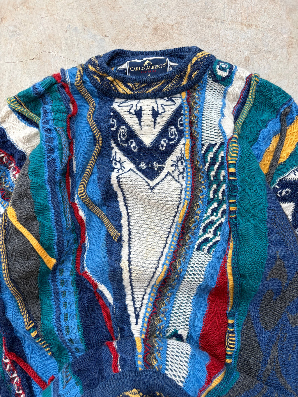 Vintage Carlo Alberto Coogi Style Sweater M