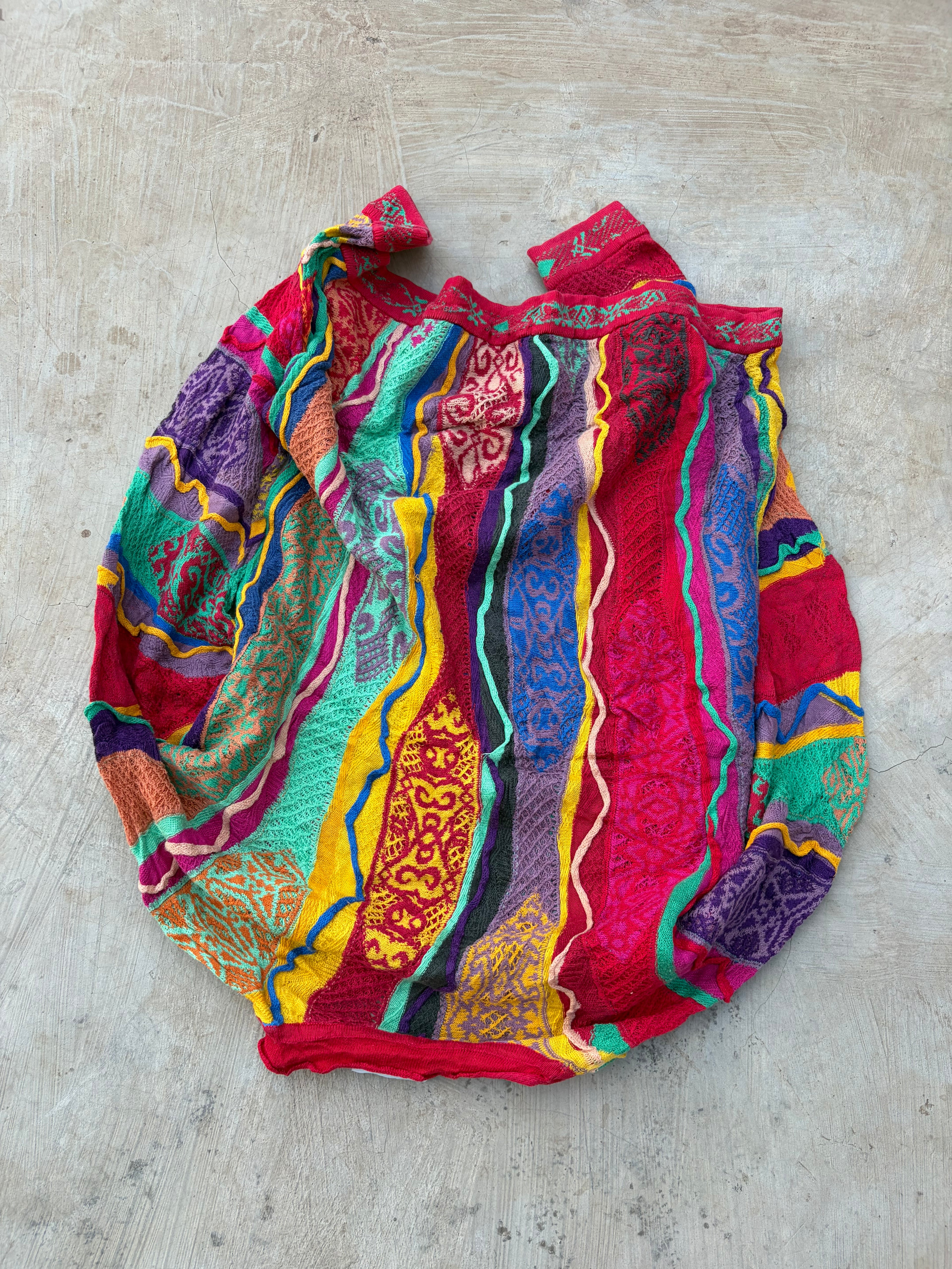 Vintage 90s COOGI Australia Mercerised Cotton Knit Sweater M