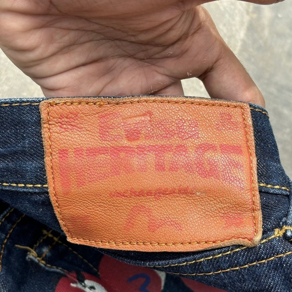 Vintage 00s EVISU Diacock Heritage Jeans 32