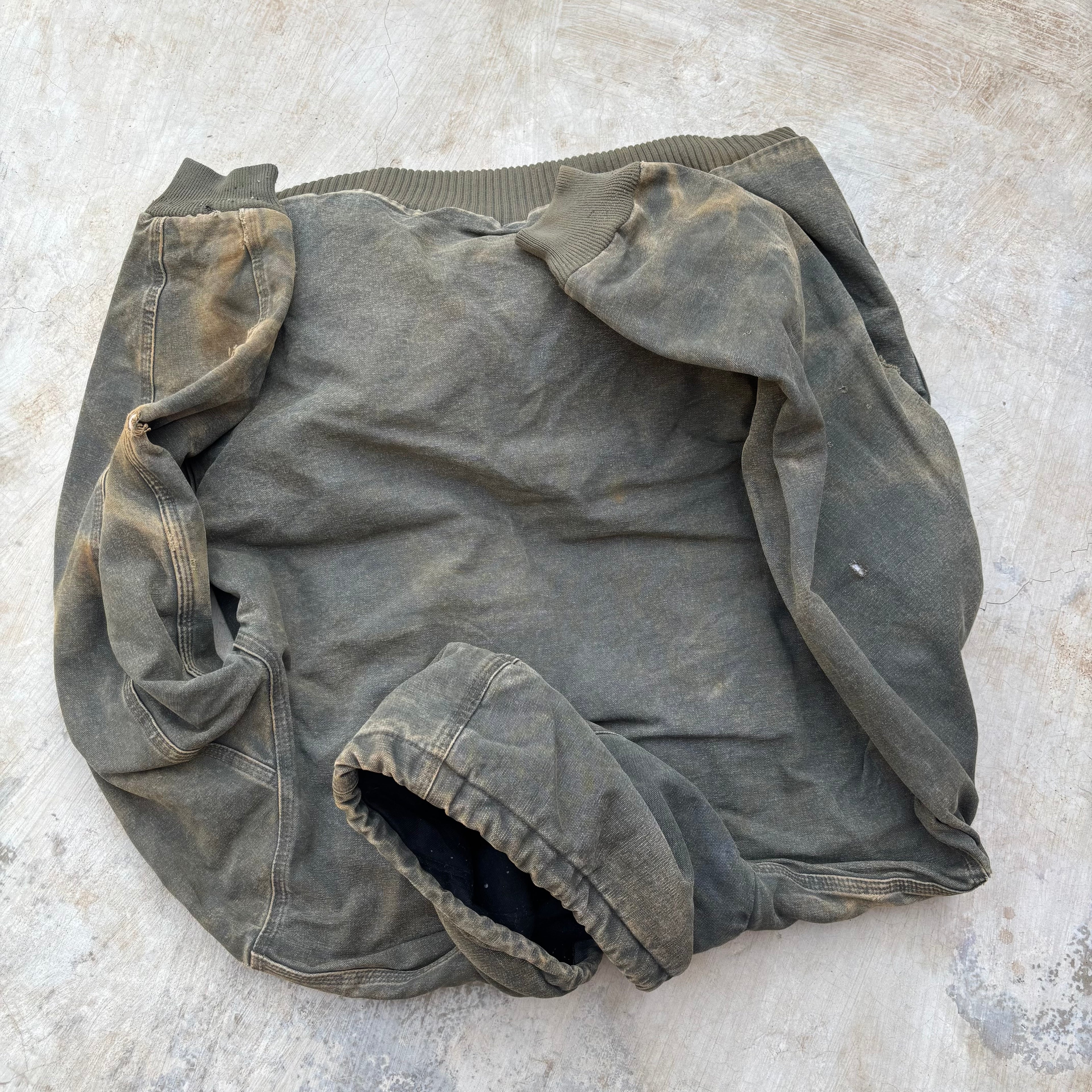 Vintage 00s Thrashed Sunfaded Carhartt Active Jacket Mos M