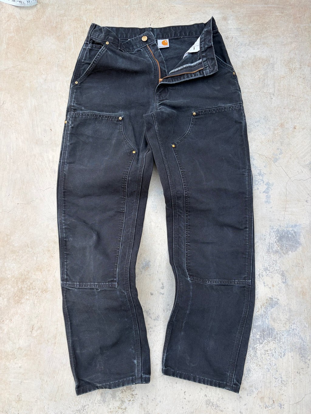 Vintage Sunfaded Carhartt Double Knee Pants 30