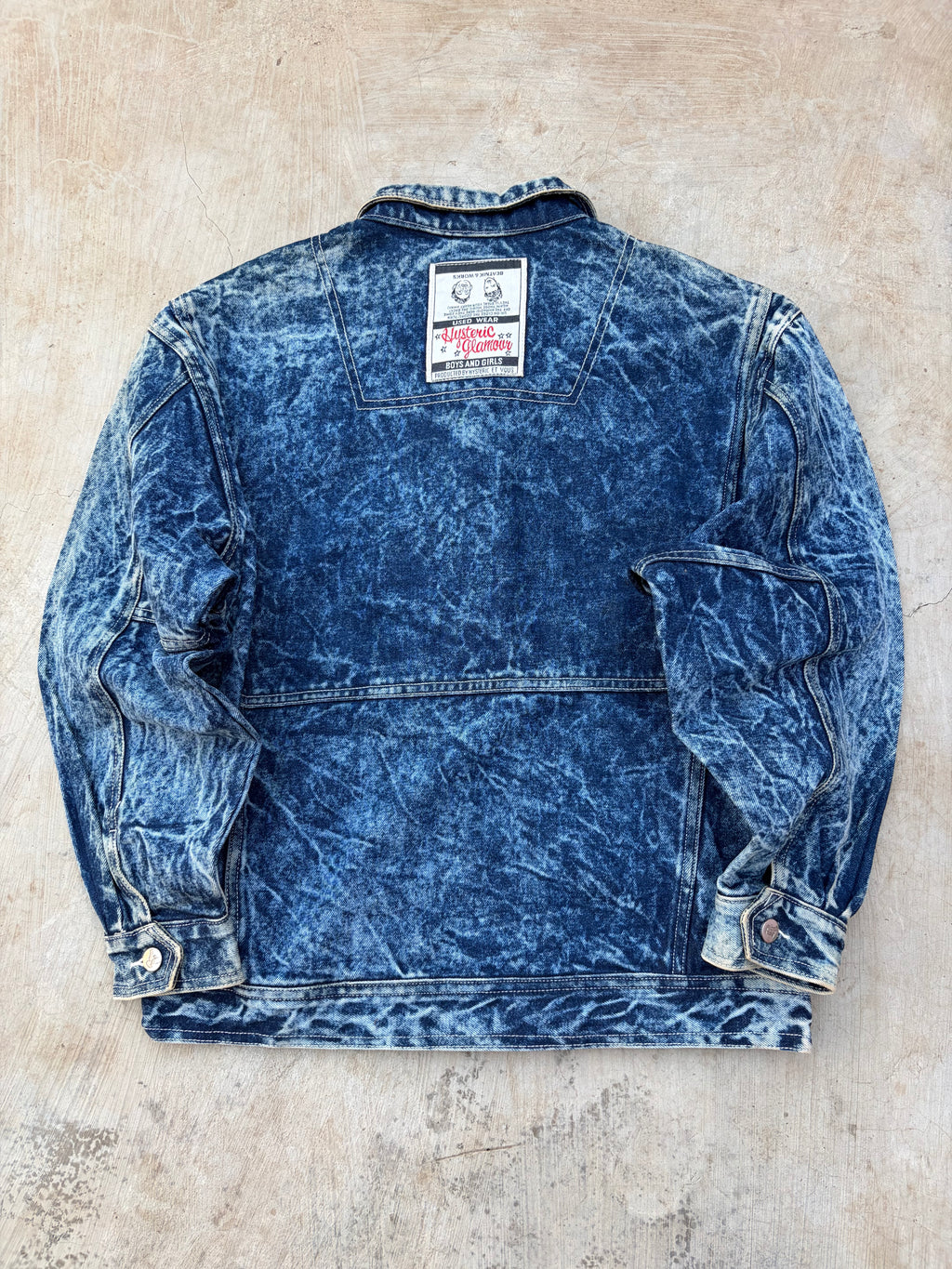 Vintage 80s Hysteric Glamour Y2K Punk Denim Trucker M