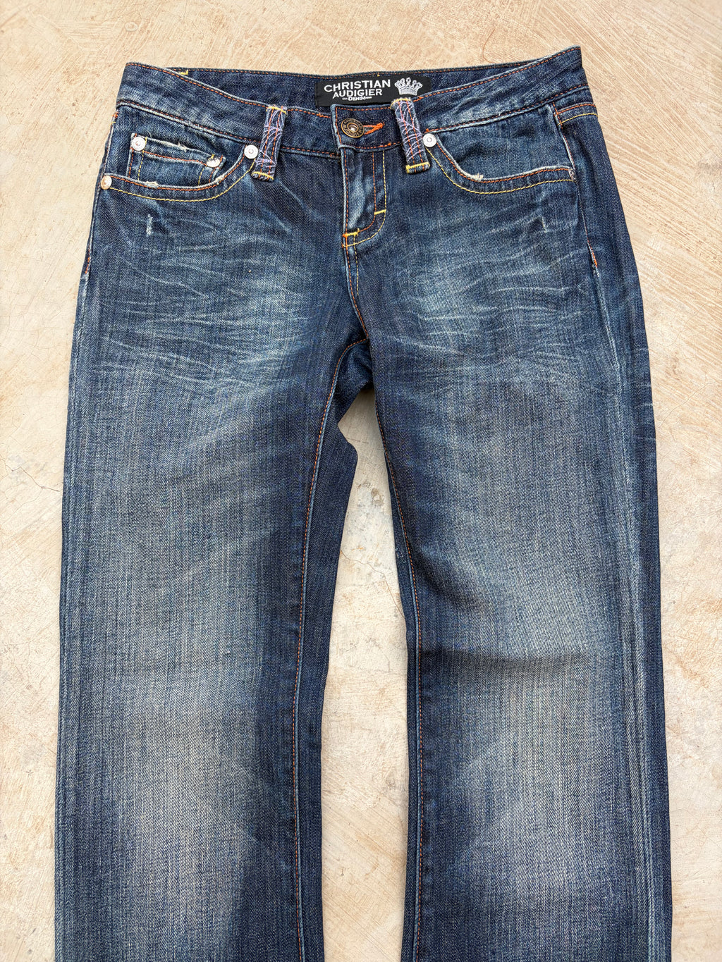 Vintage 00s Christian Audigier Death Jeans Unisex 31