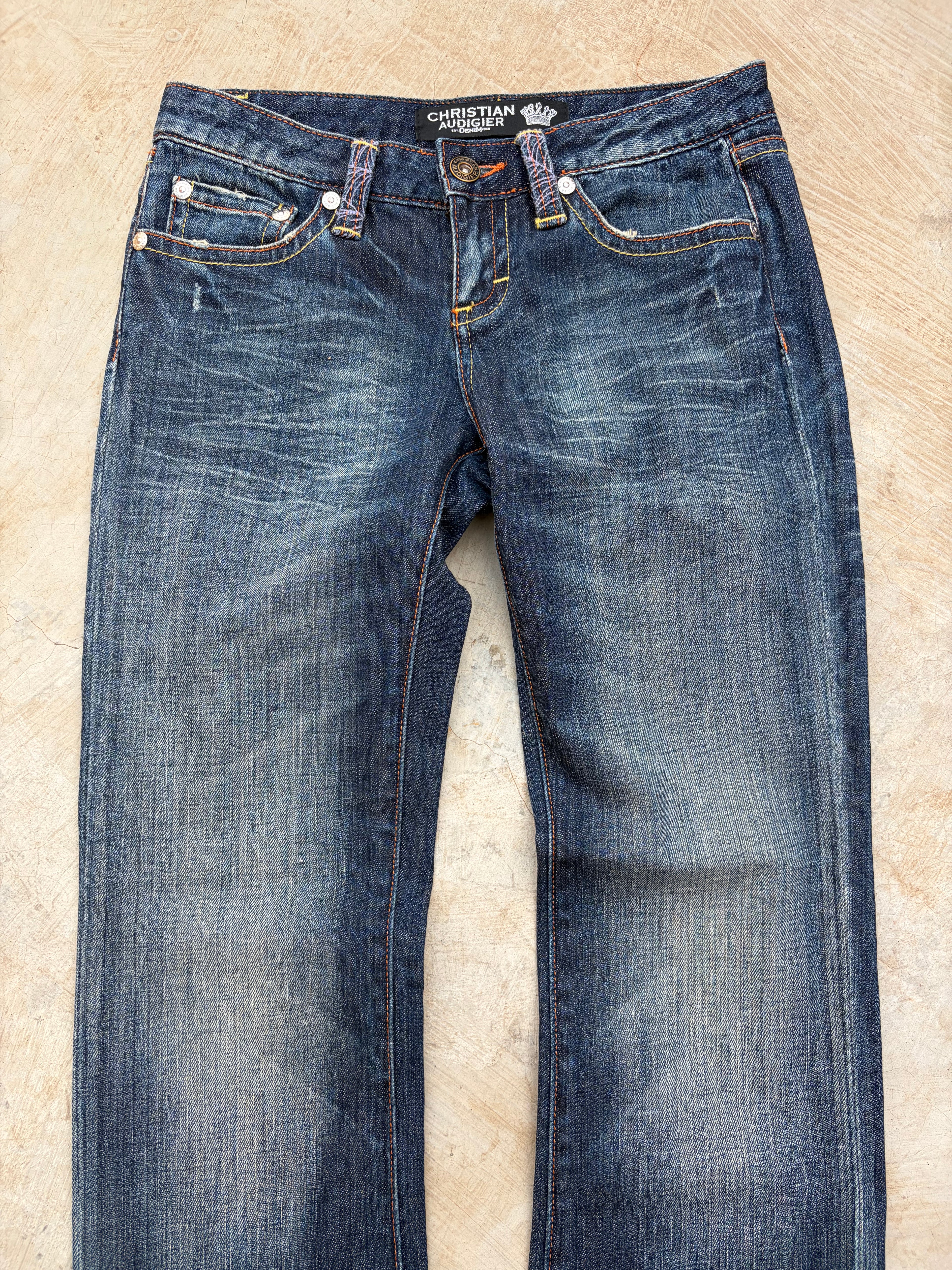 Vintage 00s Christian Audigier Death Jeans Unisex 31
