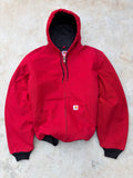 Vintage 00s Carhartt Active Jacket J140 RED L