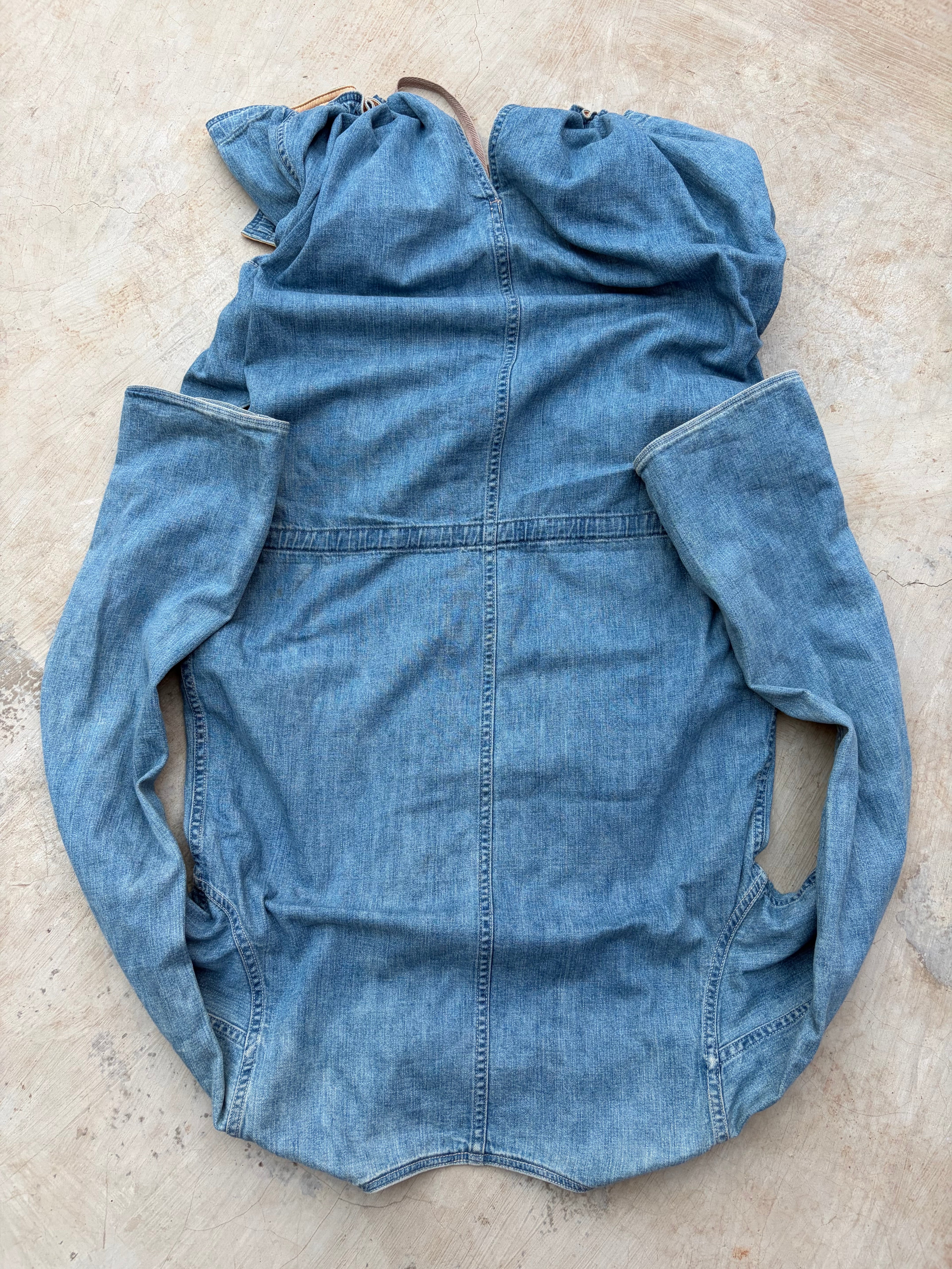 Vintage 00s Kapital Kiro Hirata Asymmetric Denim Coat Women S