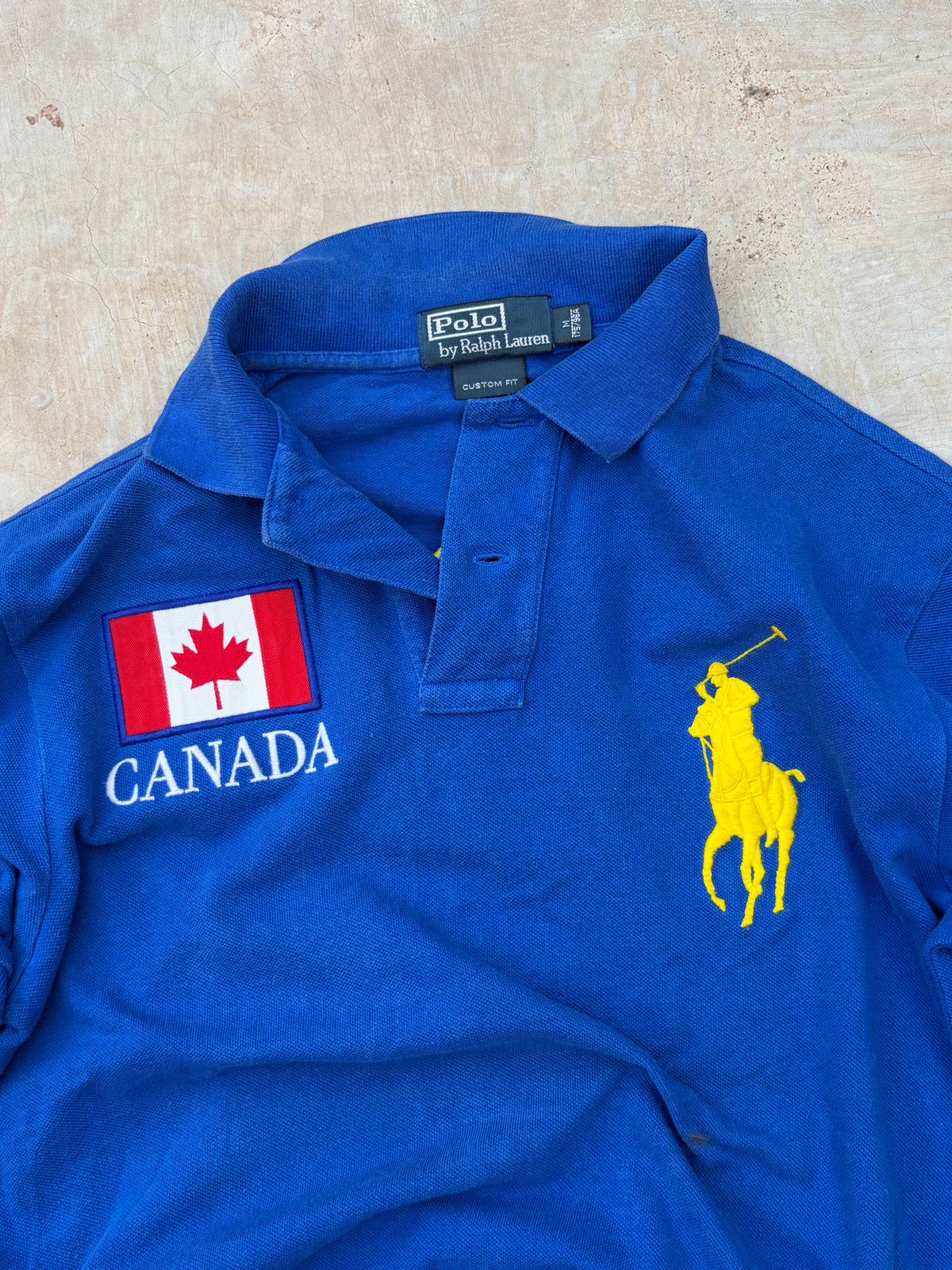 Vintage Polo Ralph Lauren Canada Big Pony Polo Shirt M