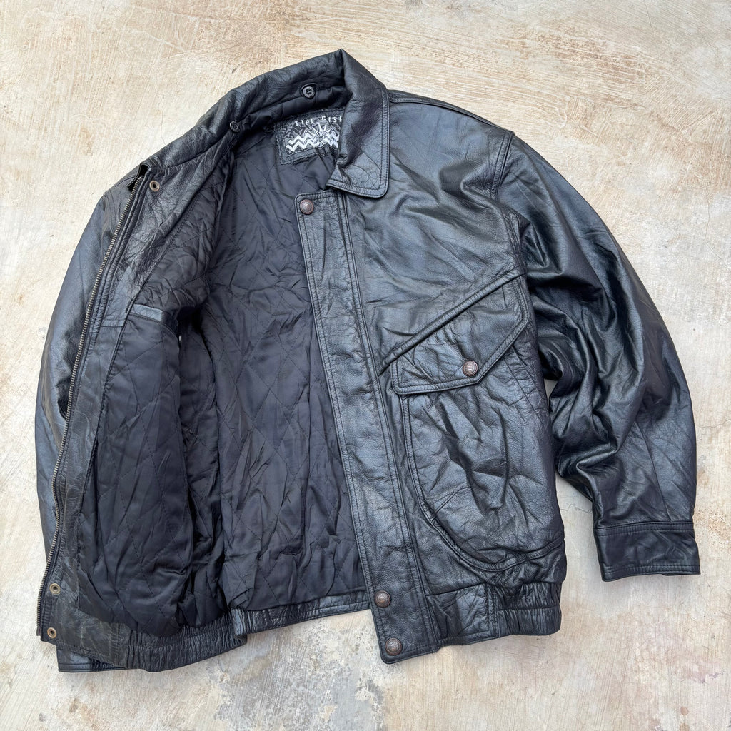 Vintage 90s Tipi Cosi Leather Jacket M/L