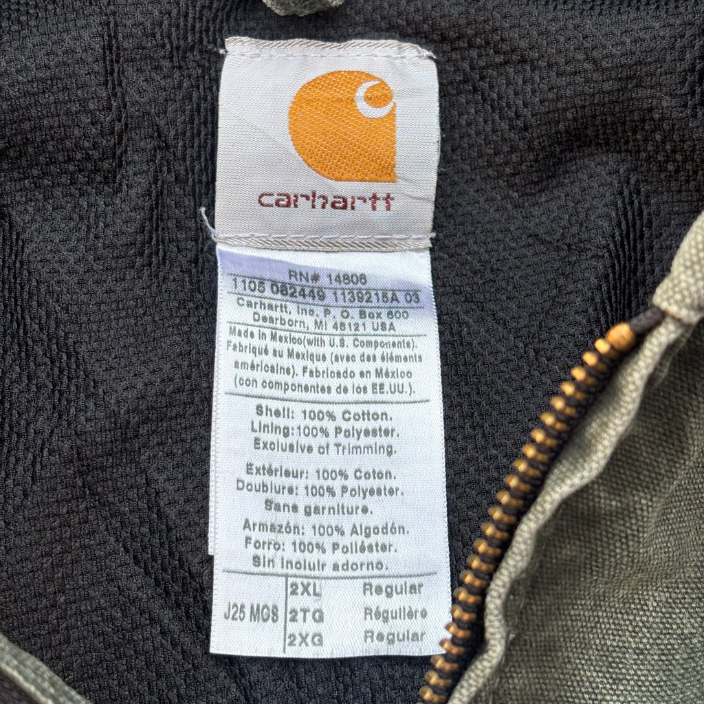 Vintage 00s Carhartt Active J25 Mos XL