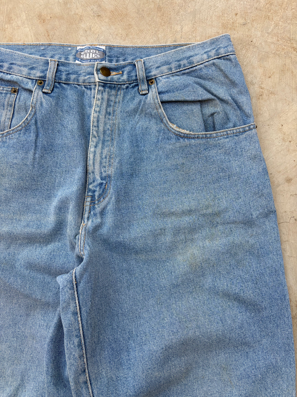 Vintage 90s Blues Jorts 34