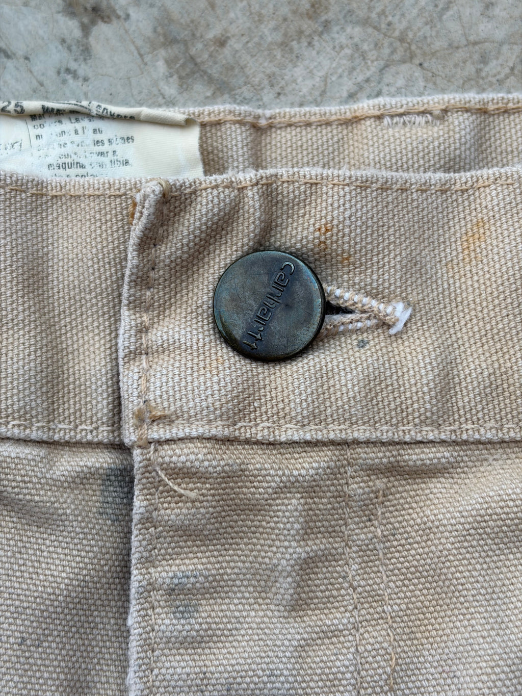 Vintage 00s Carhartt Jorts Big Logo 36
