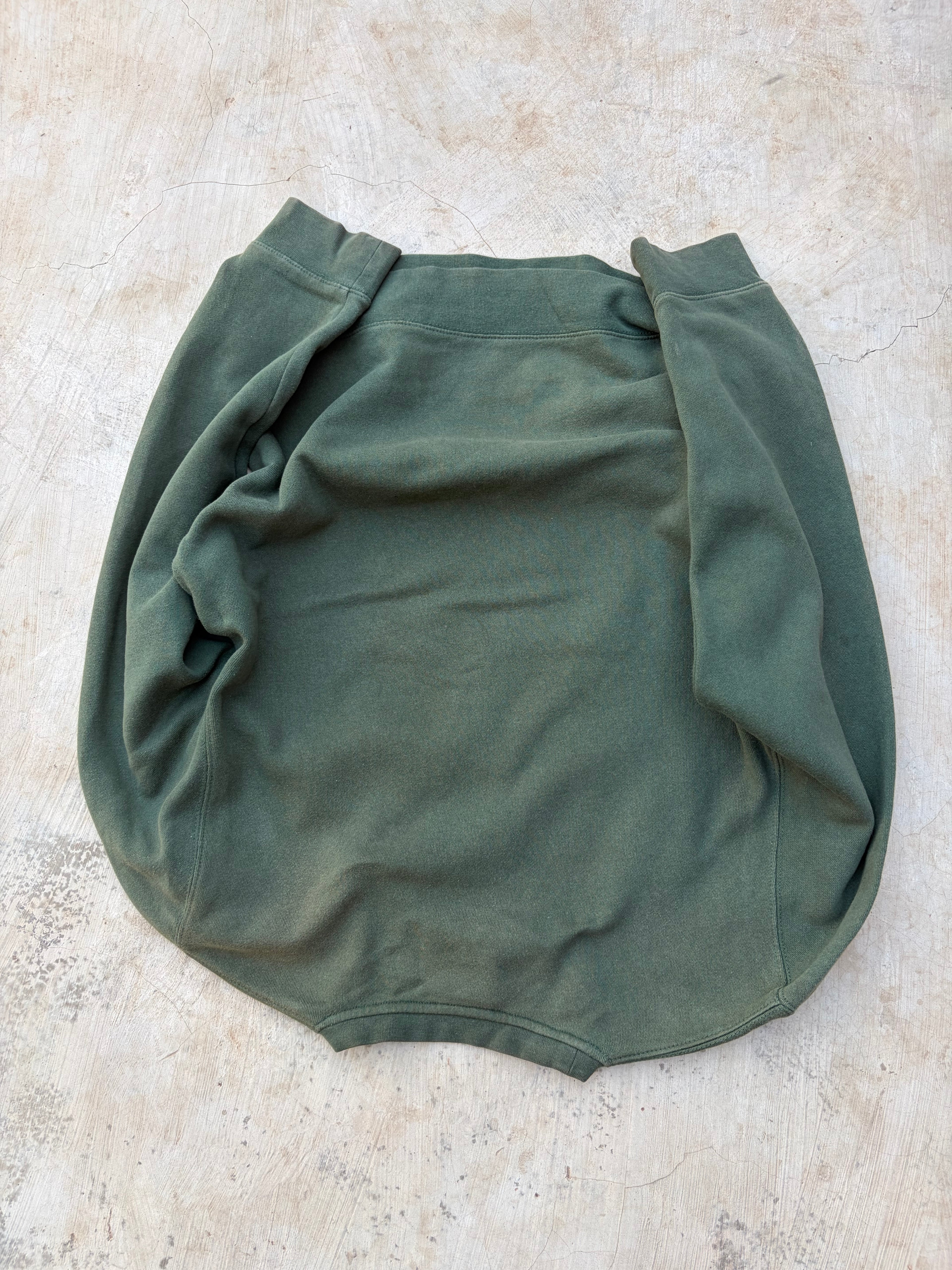 Vintage 00s Stussy Stock Logo Crewneck Sweatshirt M