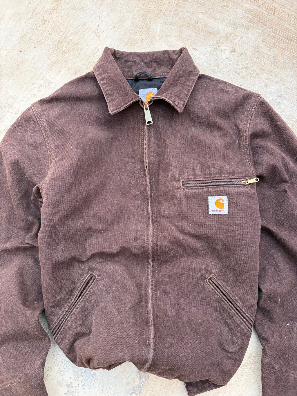 Vintage Carhartt Detroit Jacket EJ196 DKB S