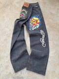 Vintage 00s Edhardy Y2K Pant Spellout 36