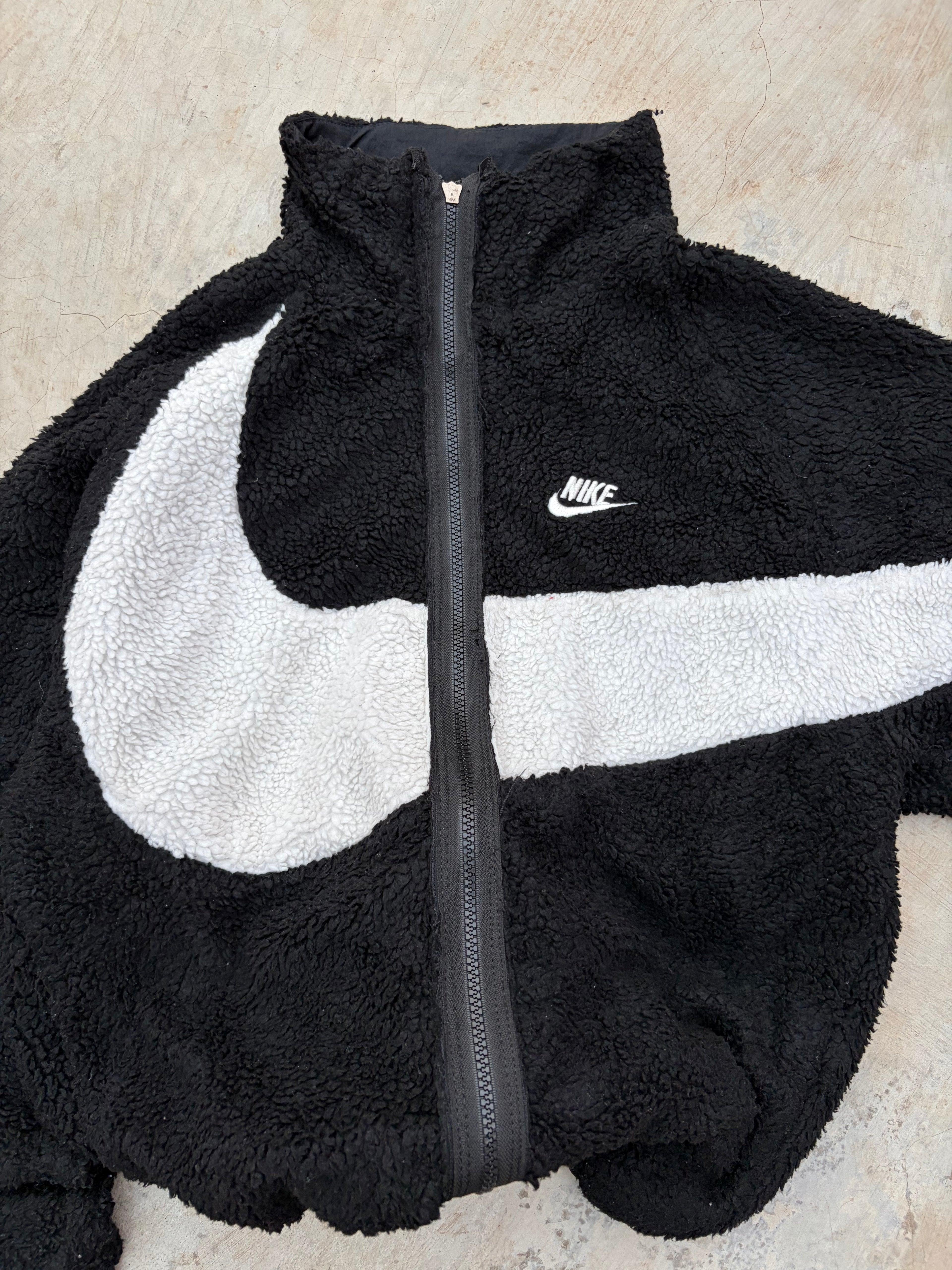 Vintage 00s Nike Reversible Fleece Jacket M