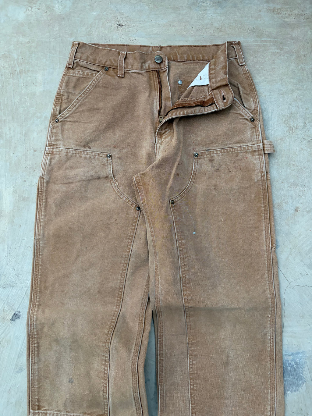 Vintage Carhartt B136 BRN Double Knee Carpenter Pants 31