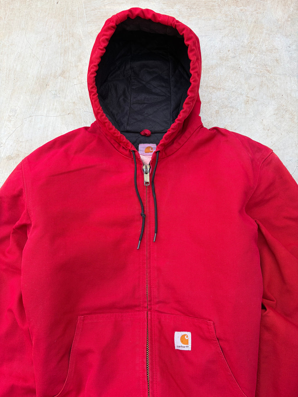 Vintage 00s Carhartt Active Jacket J140 RED L