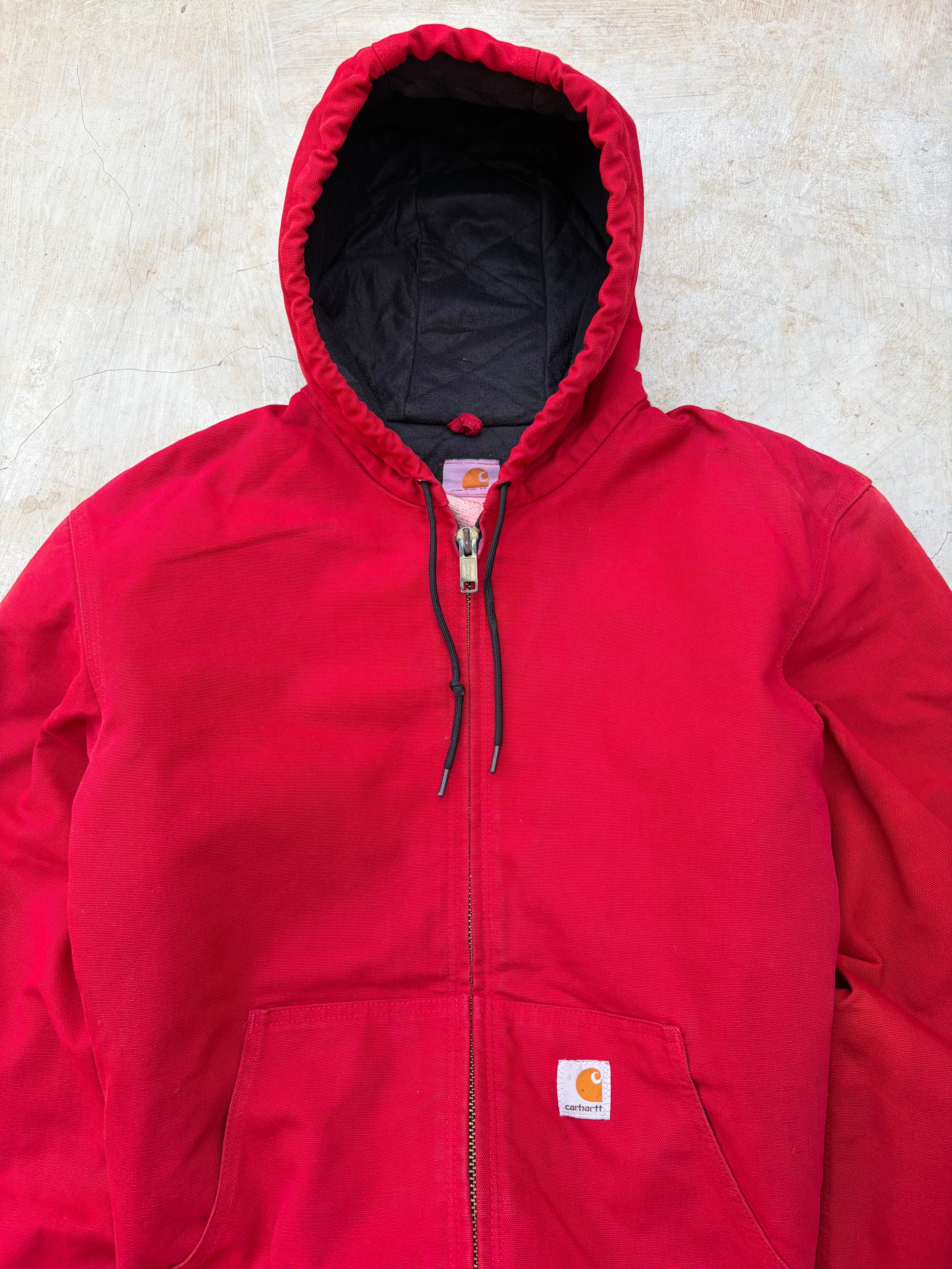 Vintage 00s Carhartt Active Jacket J140 RED L