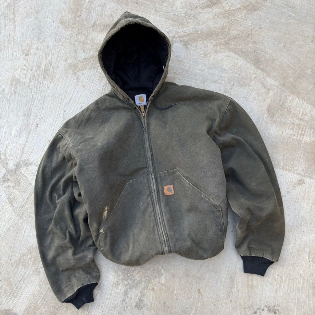 Vintage 00s Sunfaded Carhartt Active Jacket DRG XL