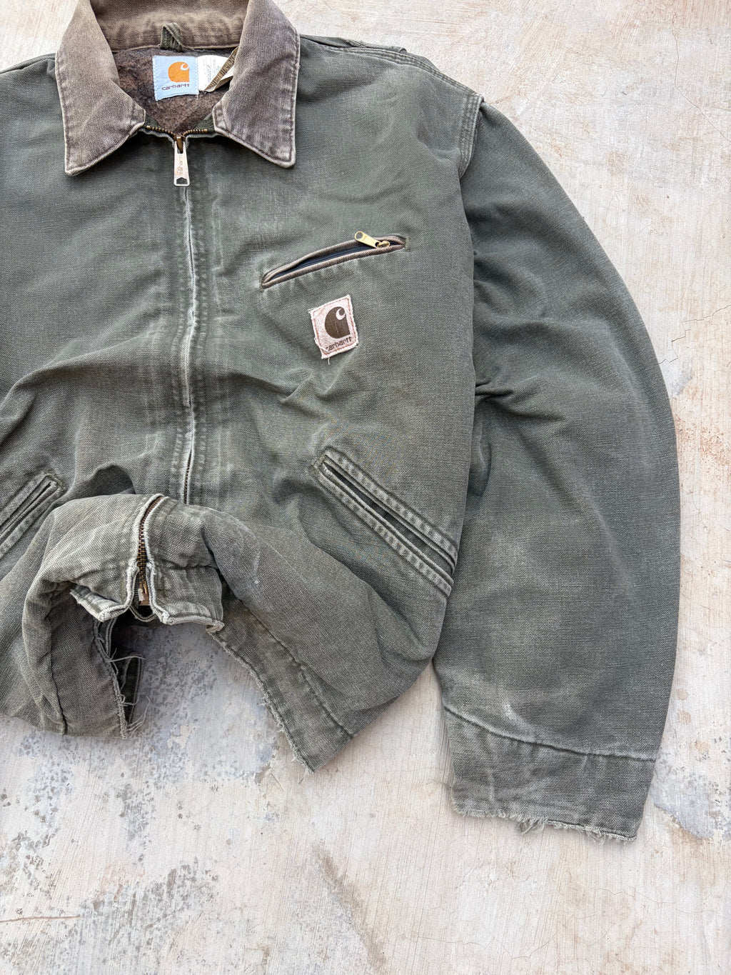 Vintage 90s 1999 Carhartt Detroit Jacket J76 MOS XL