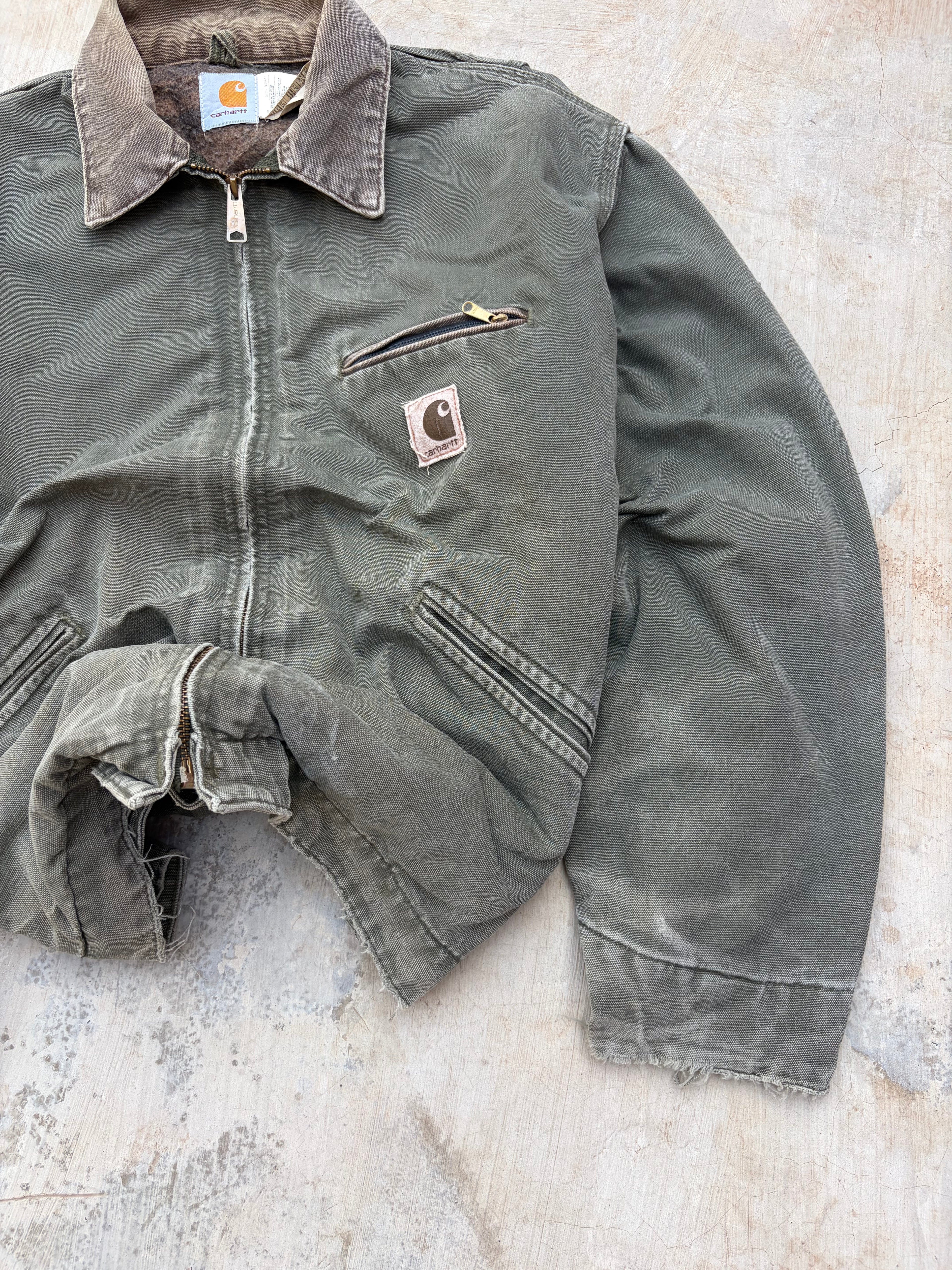 Vintage 90s 1999 Carhartt Detroit Jacket J76 MOS XL