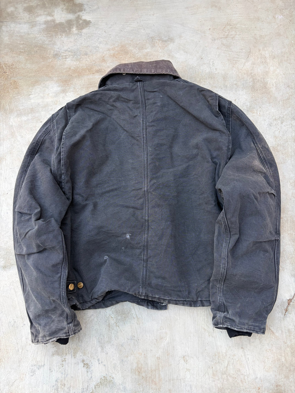 Vintage 00s Carhartt Crop Arctic Jacket Faded Black L/XL