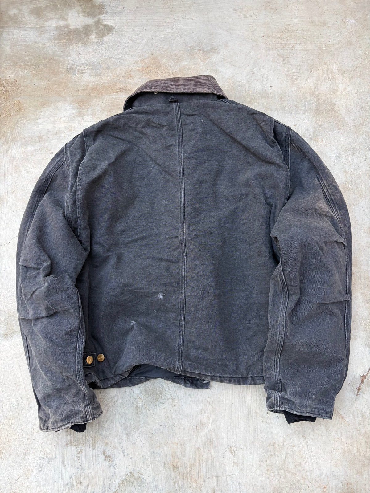 Vintage 00s Carhartt Crop Arctic Jacket Faded Black L/XL