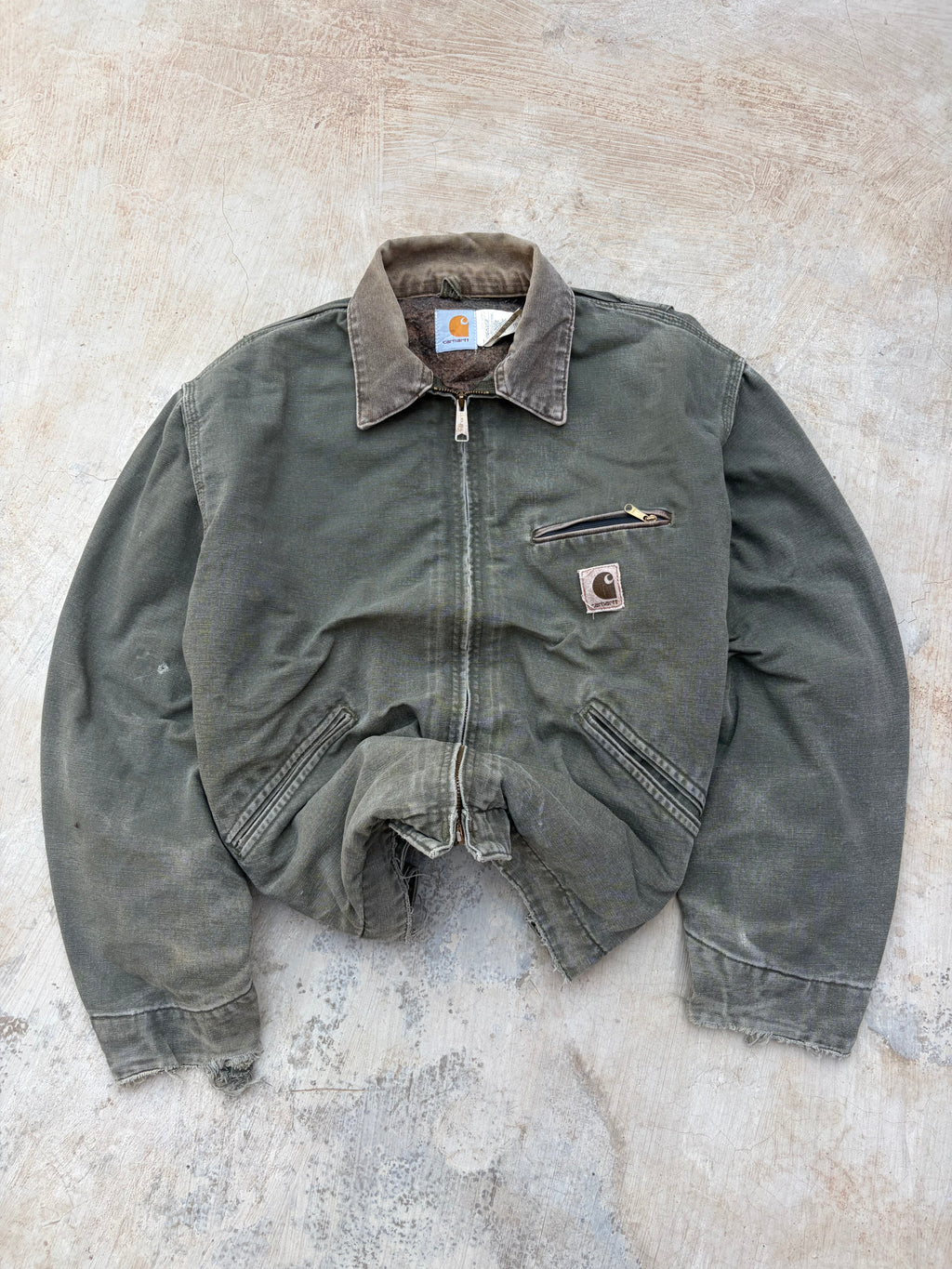 Vintage 90s 1999 Carhartt Detroit Jacket J76 MOS XL