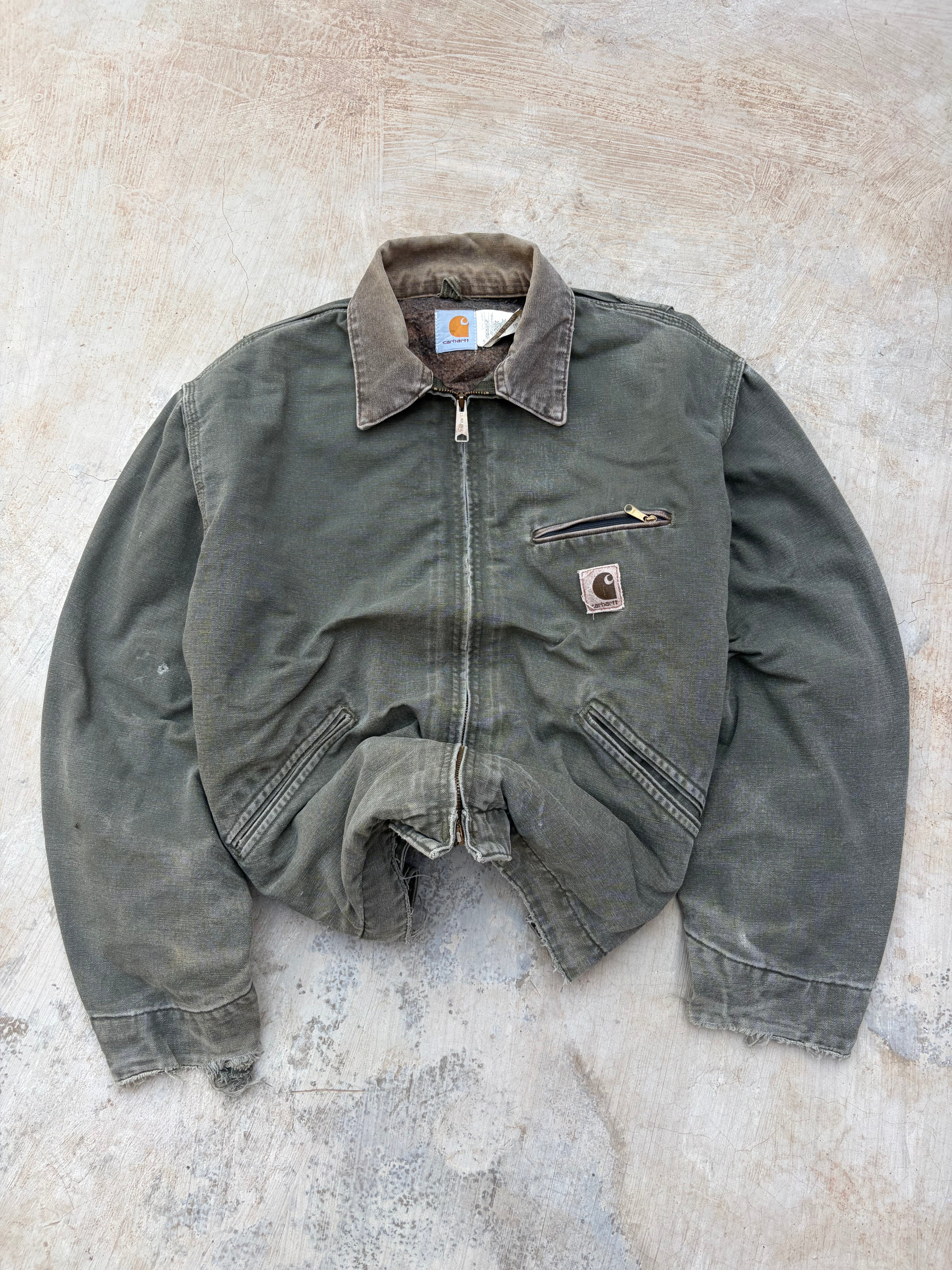 Vintage 90s 1999 Carhartt Detroit Jacket J76 MOS XL