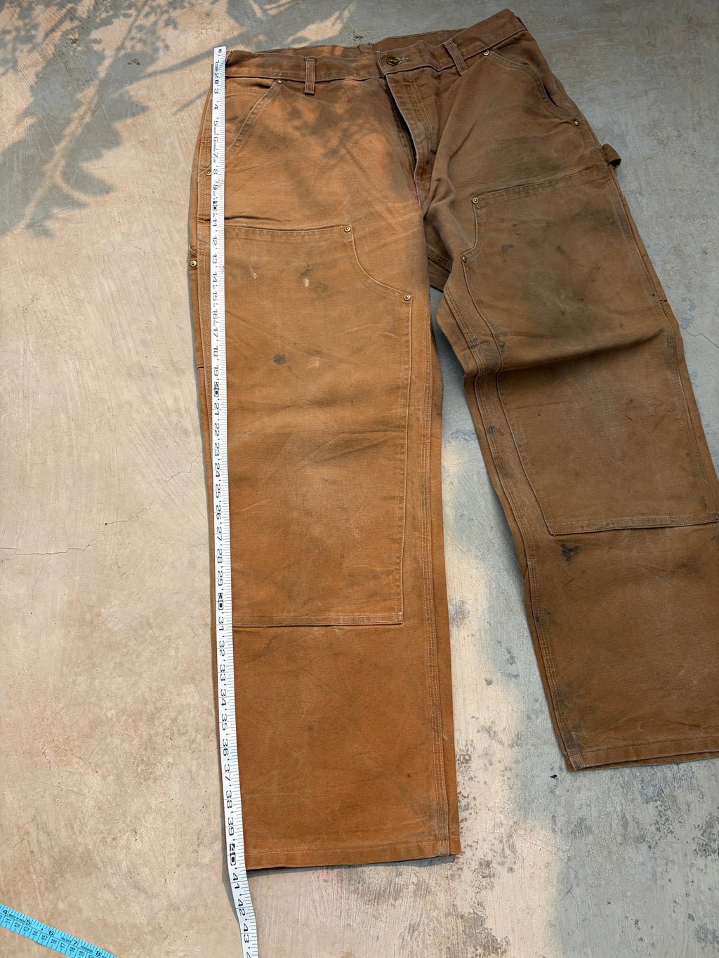 Vintage stained Carhartt Double Knee 36
