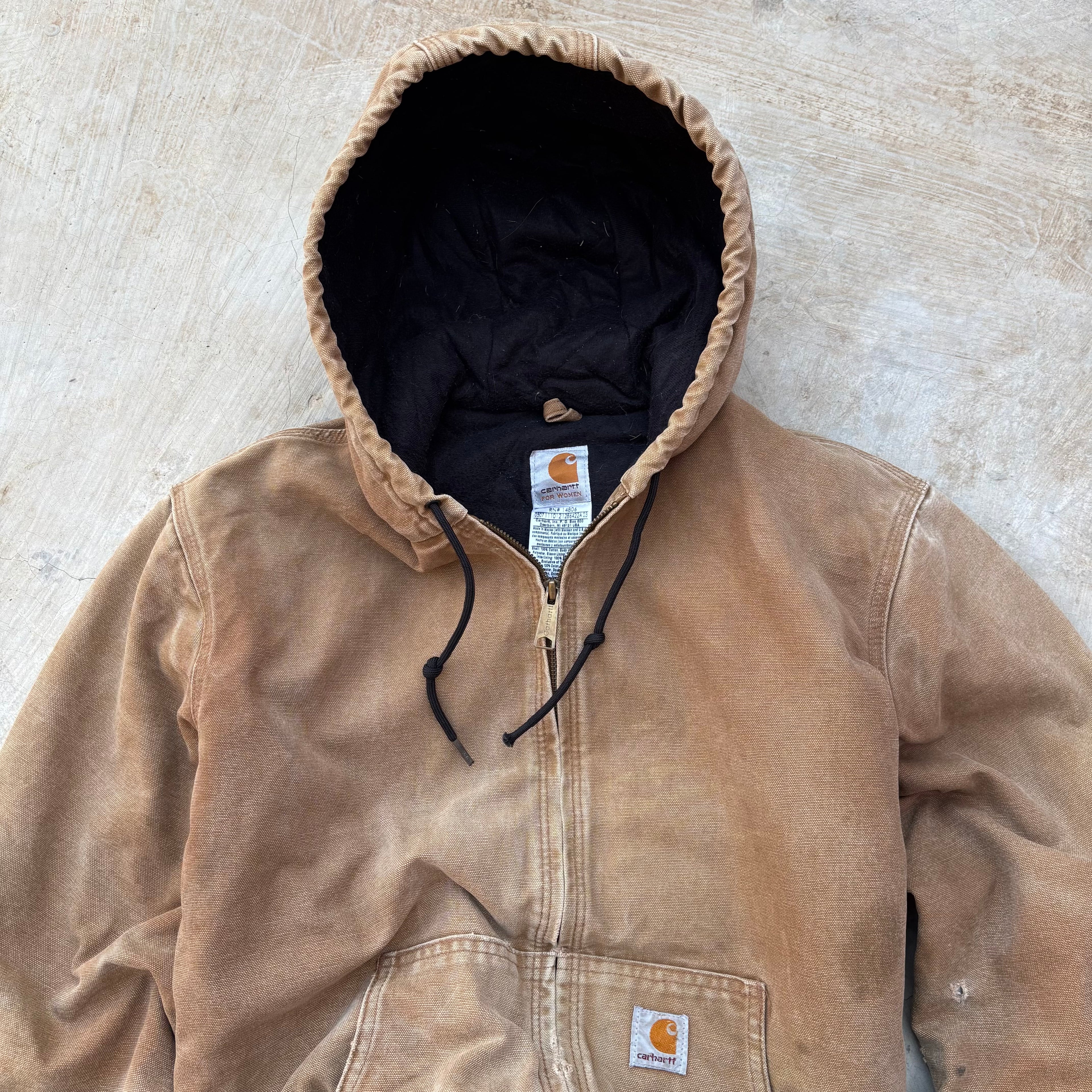 Vintage Carhartt Active Jacket WJ130 BRN M