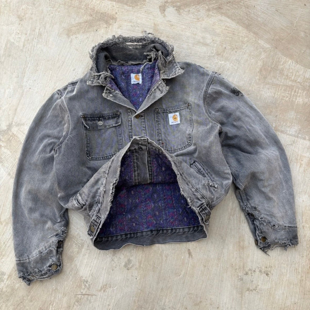 Vintage 90s Carhartt Aztec Jacket L/XL