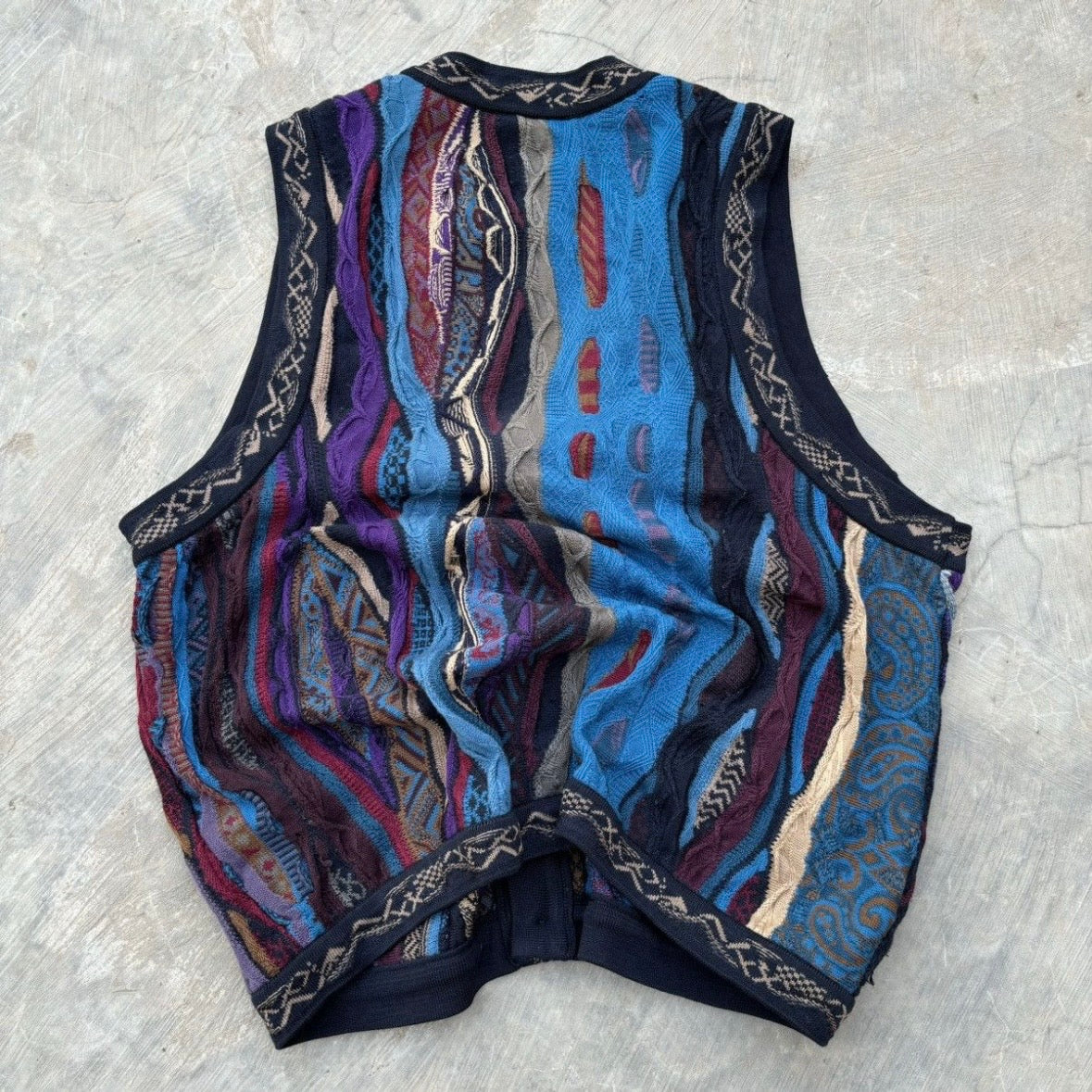 Vintage 90s Coogi Vest Knitwear L