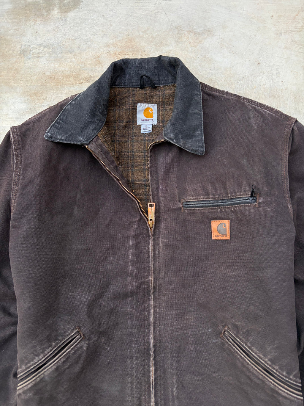 Vintage Carhartt Detroit Jacket J97 DKB L Tall