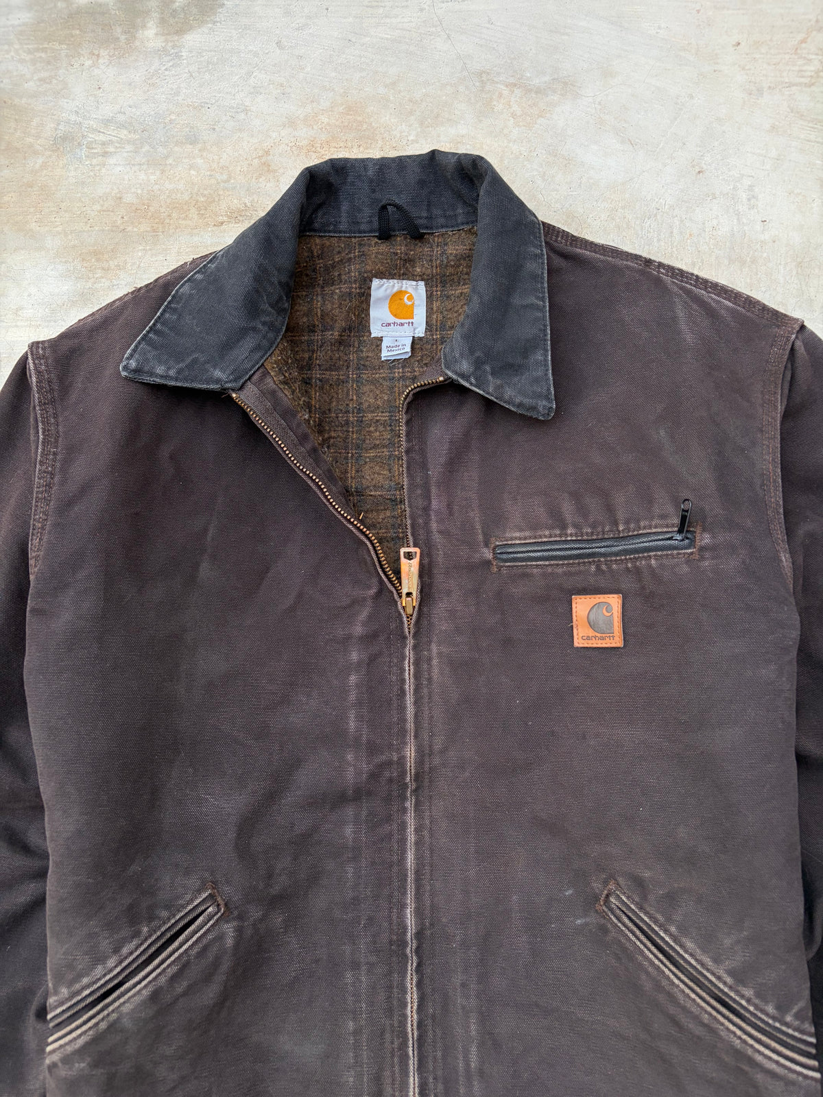 Vintage Carhartt Detroit Jacket J97 DKB L Tall