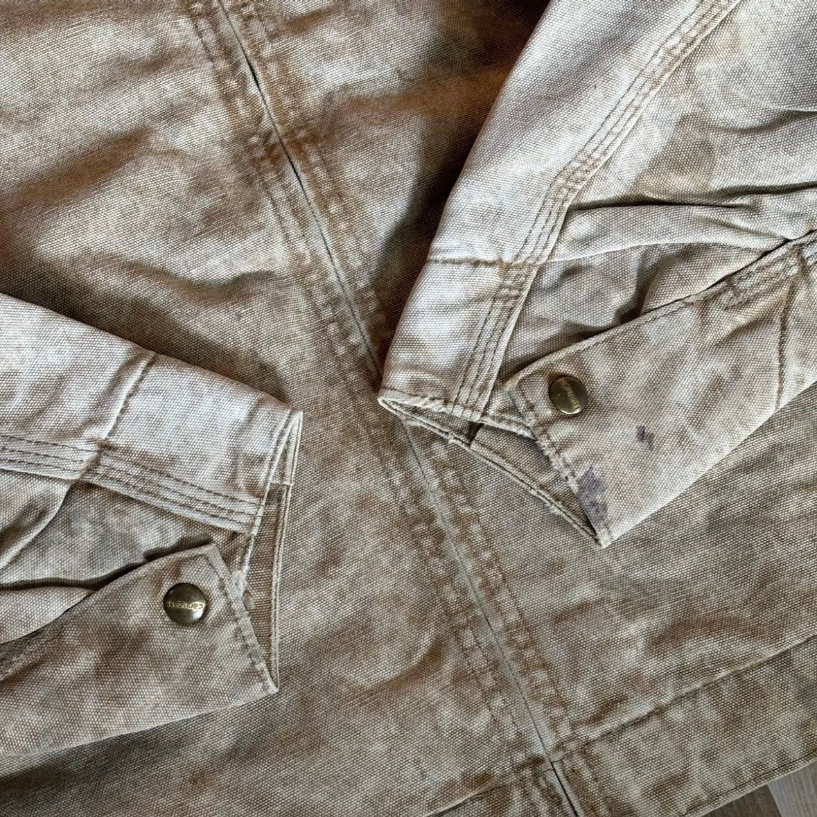 Vintage 80s Carhartt Detroit Jacket Acid Washed M