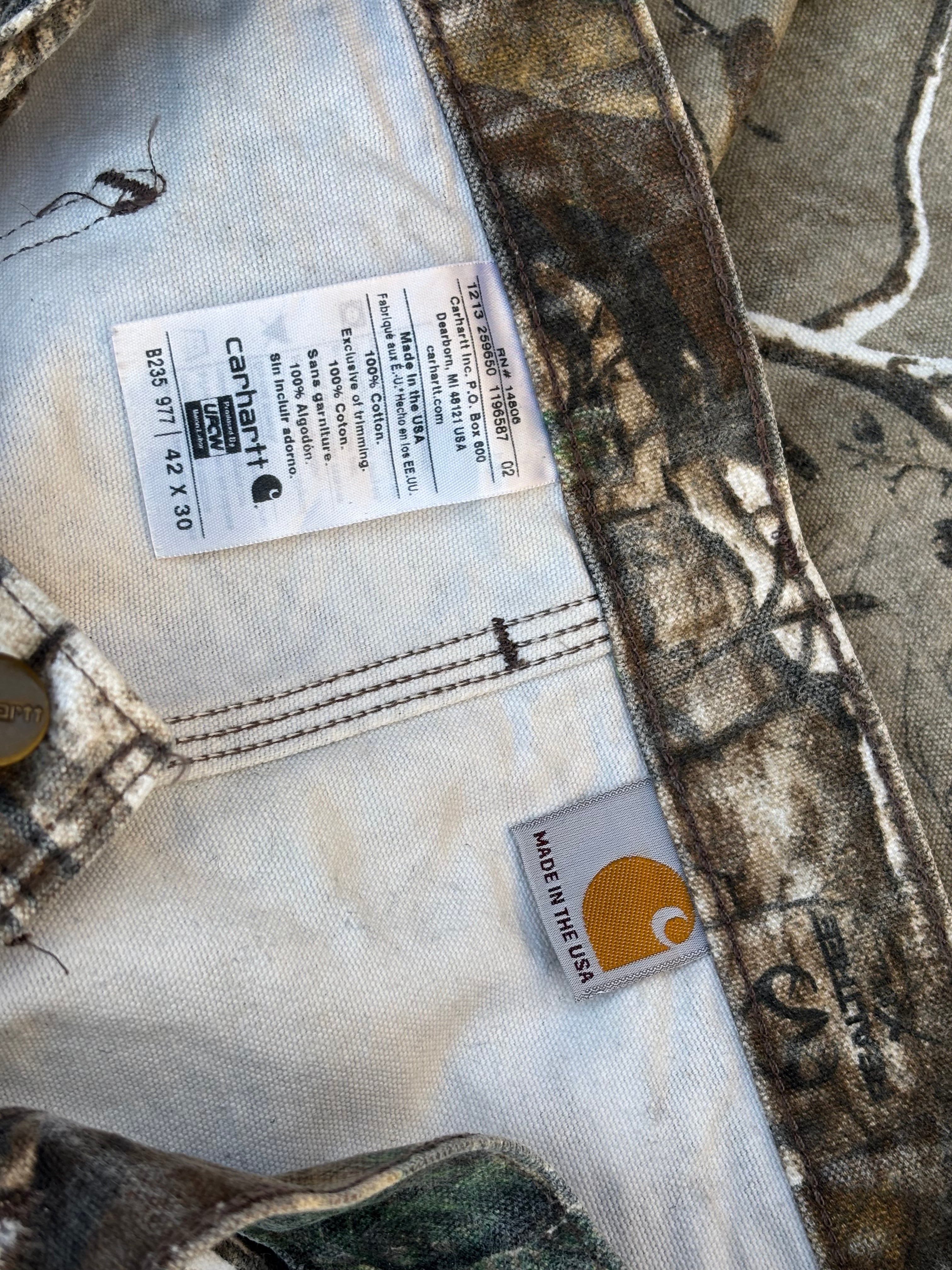 Vintage Carhartt Realtree Camo Pant 42