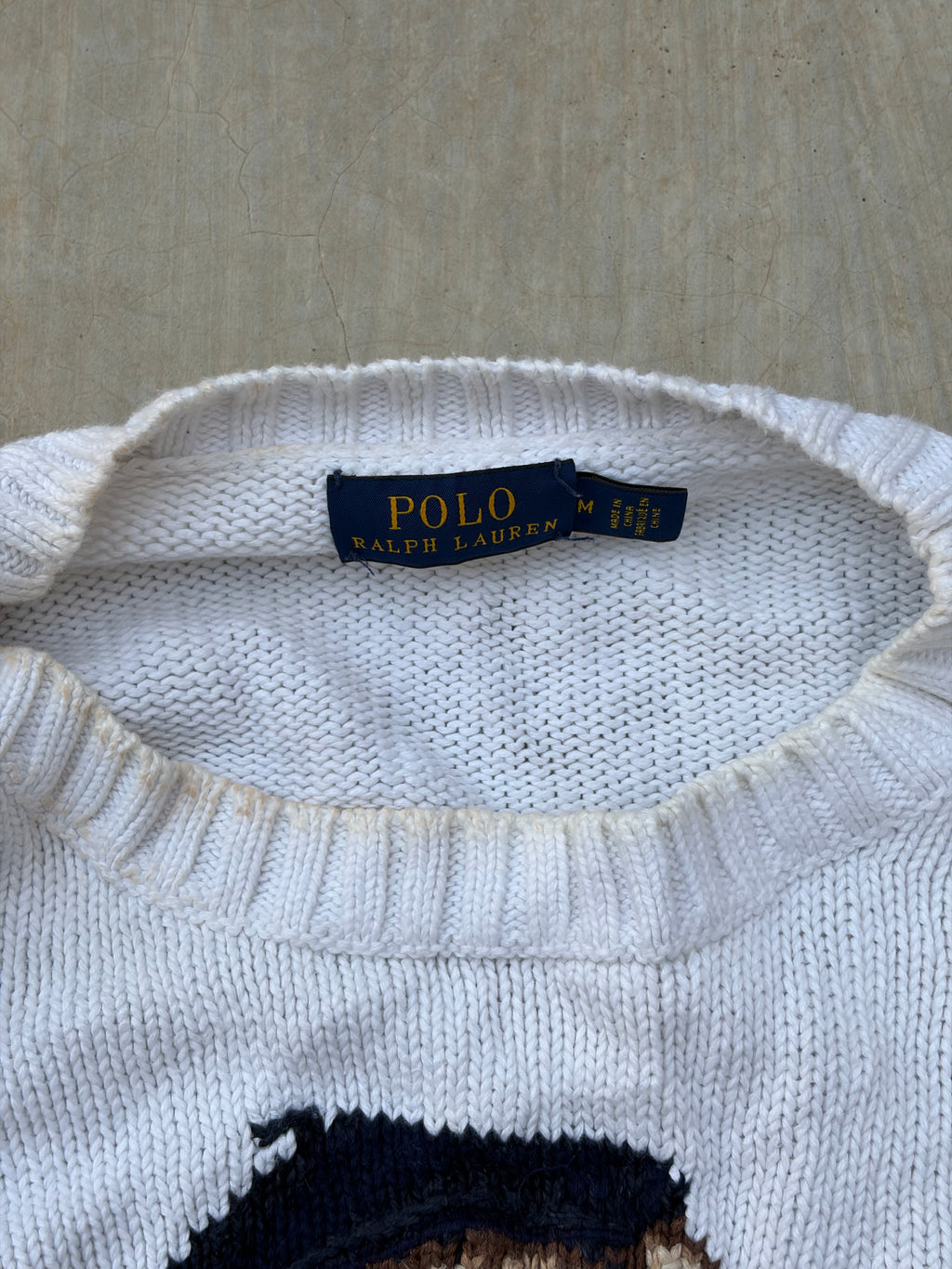 Vintage Polo Ralph Lauren Polo Bear Sweater – Nautical Bear M