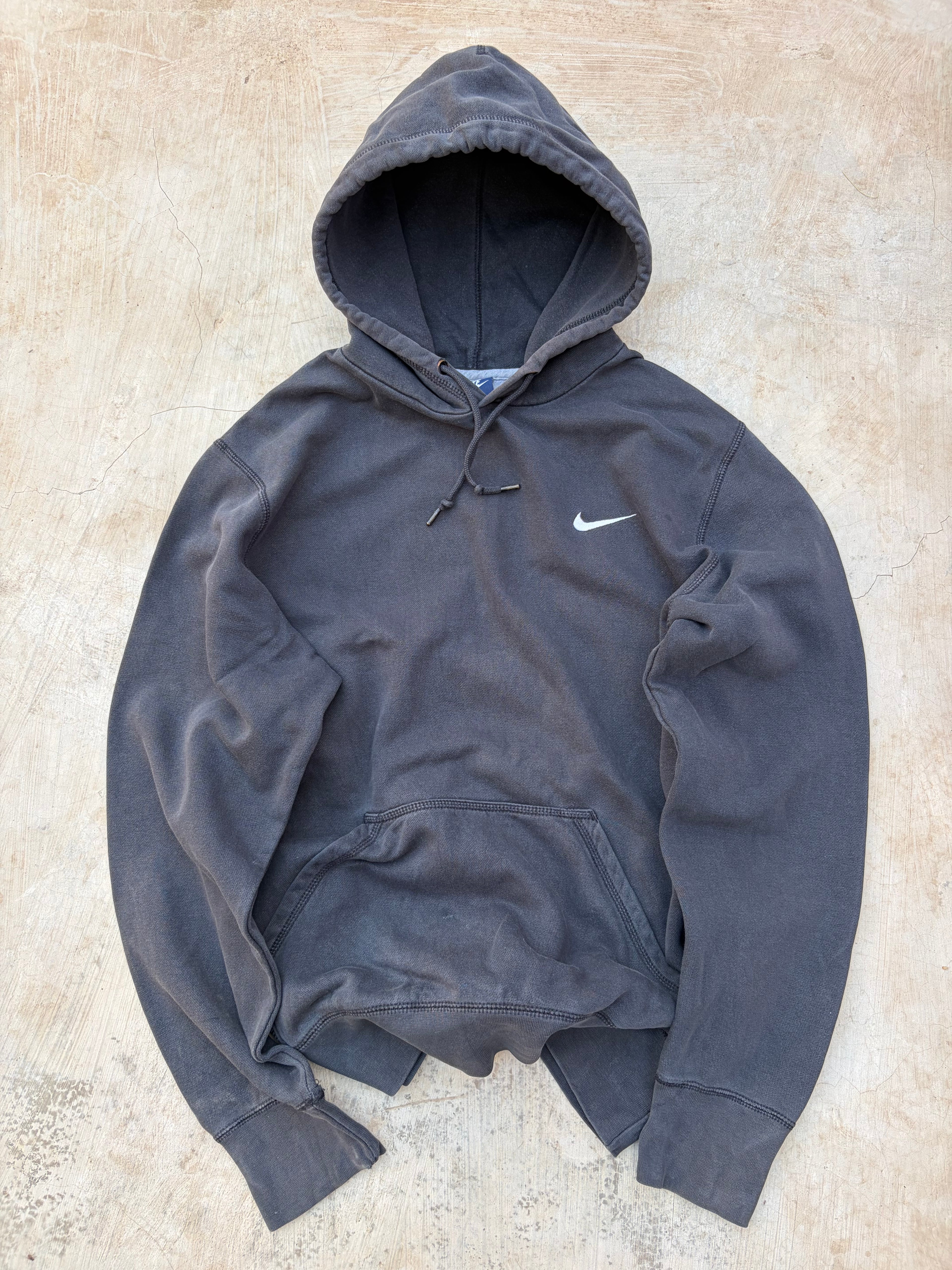 00s Vintage Nike embroidered small swoosh Hoodie L