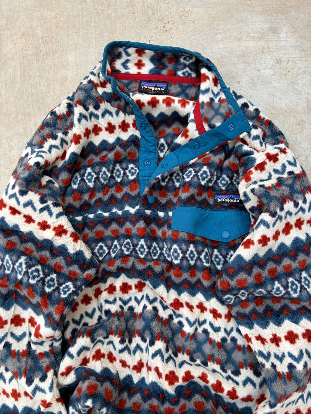 Vintage Patagonia Synchilla Aztec Fleece Pullover M/L