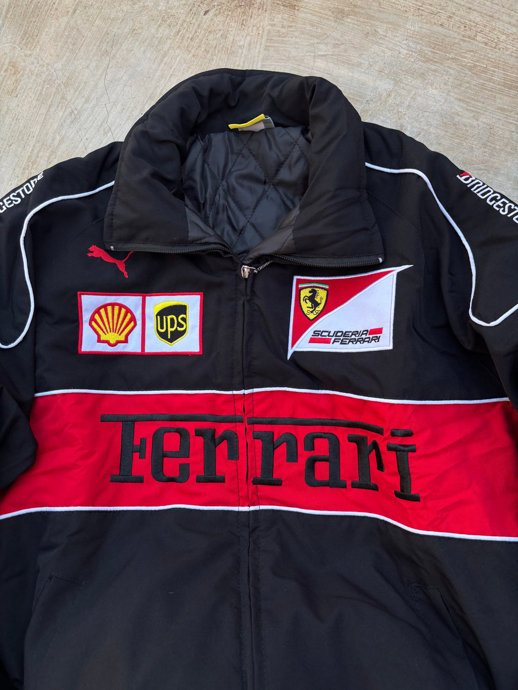 Vintage Ferrari Racing Style Jacket M