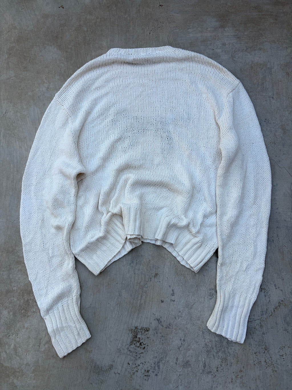 2001 Vintage Polo Ralph Lauren Hand Knit Dog Sweater L/XL