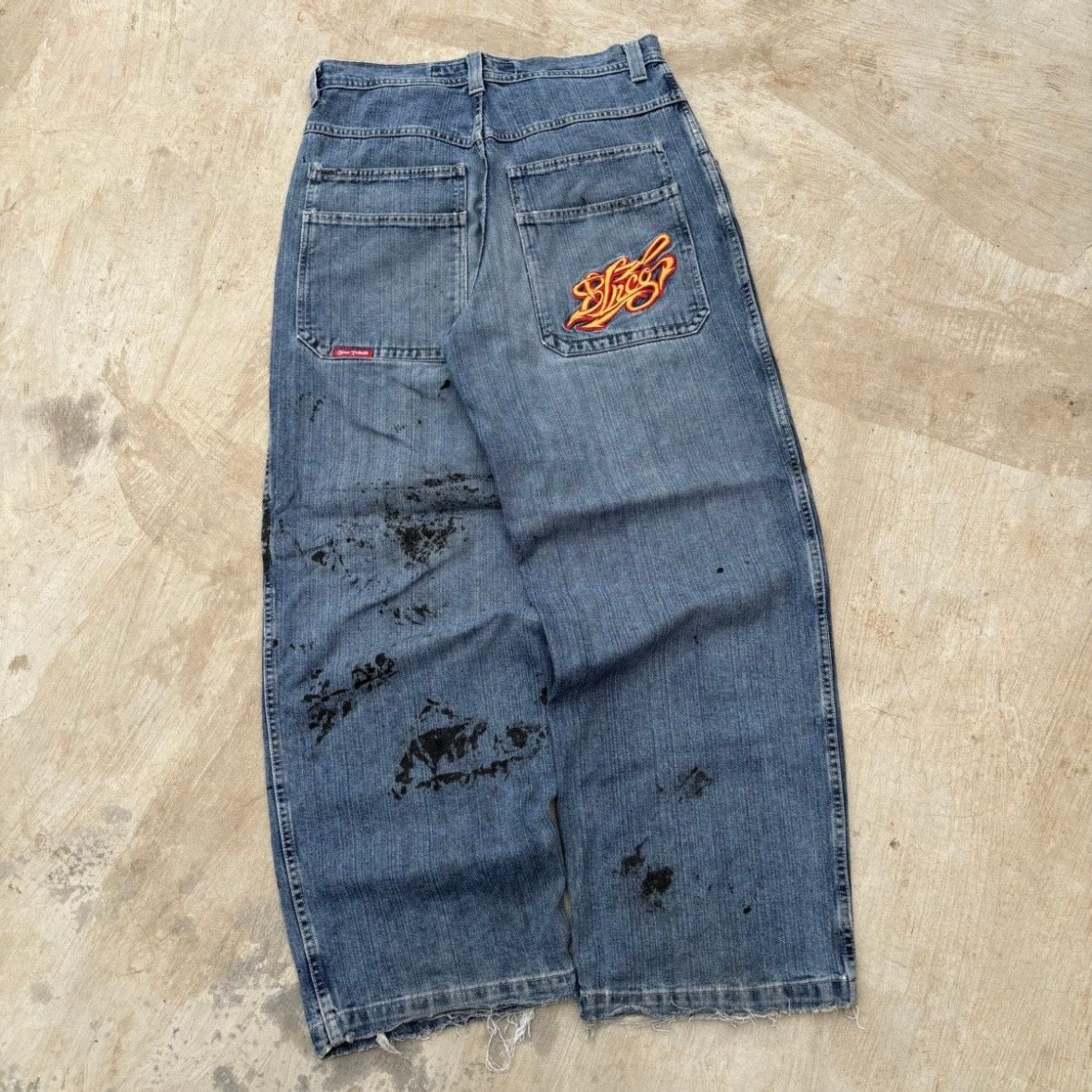 Vintage 90s Jnco Spell Out Jeans 36