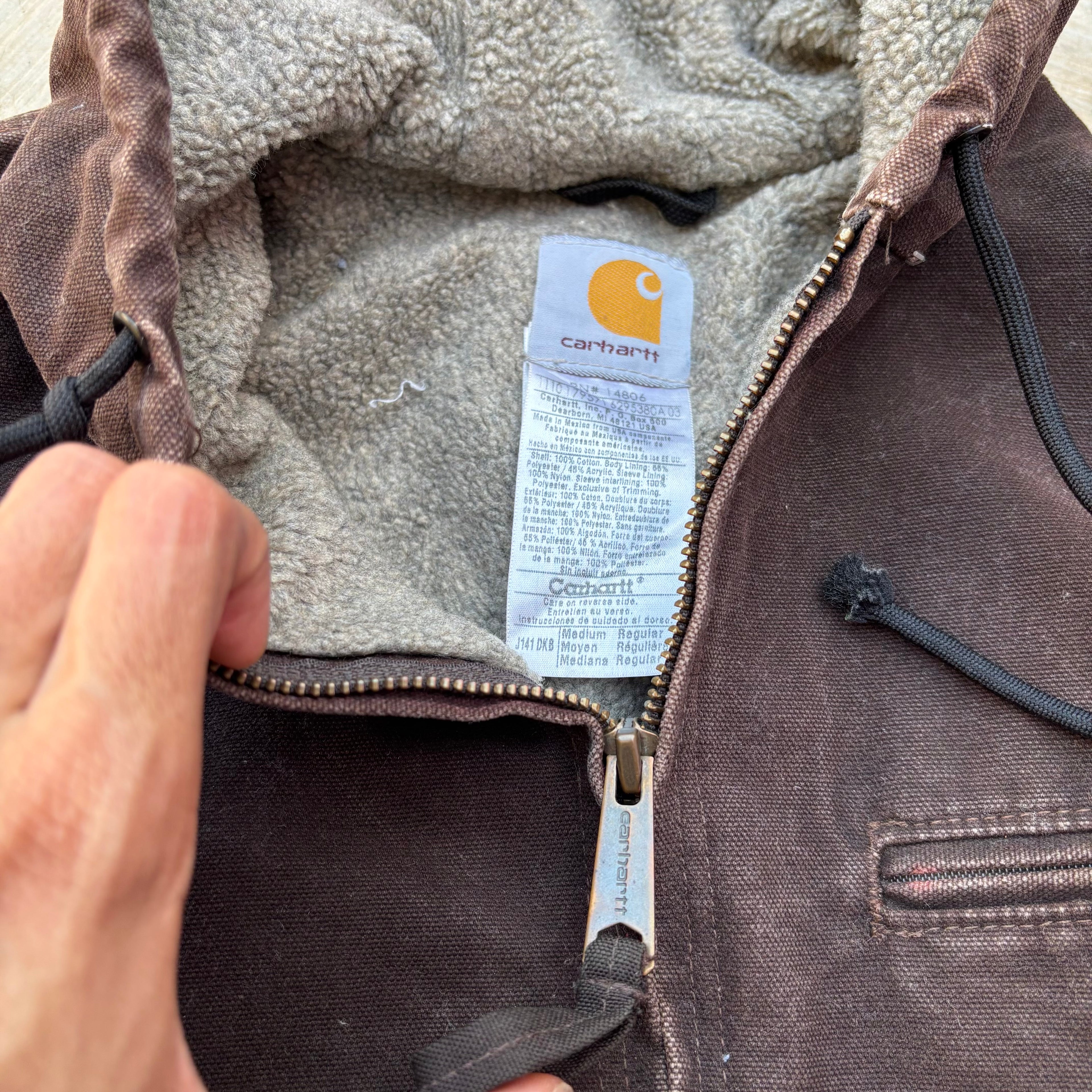 Vintage Carhartt Active Jacket J140 DKB M