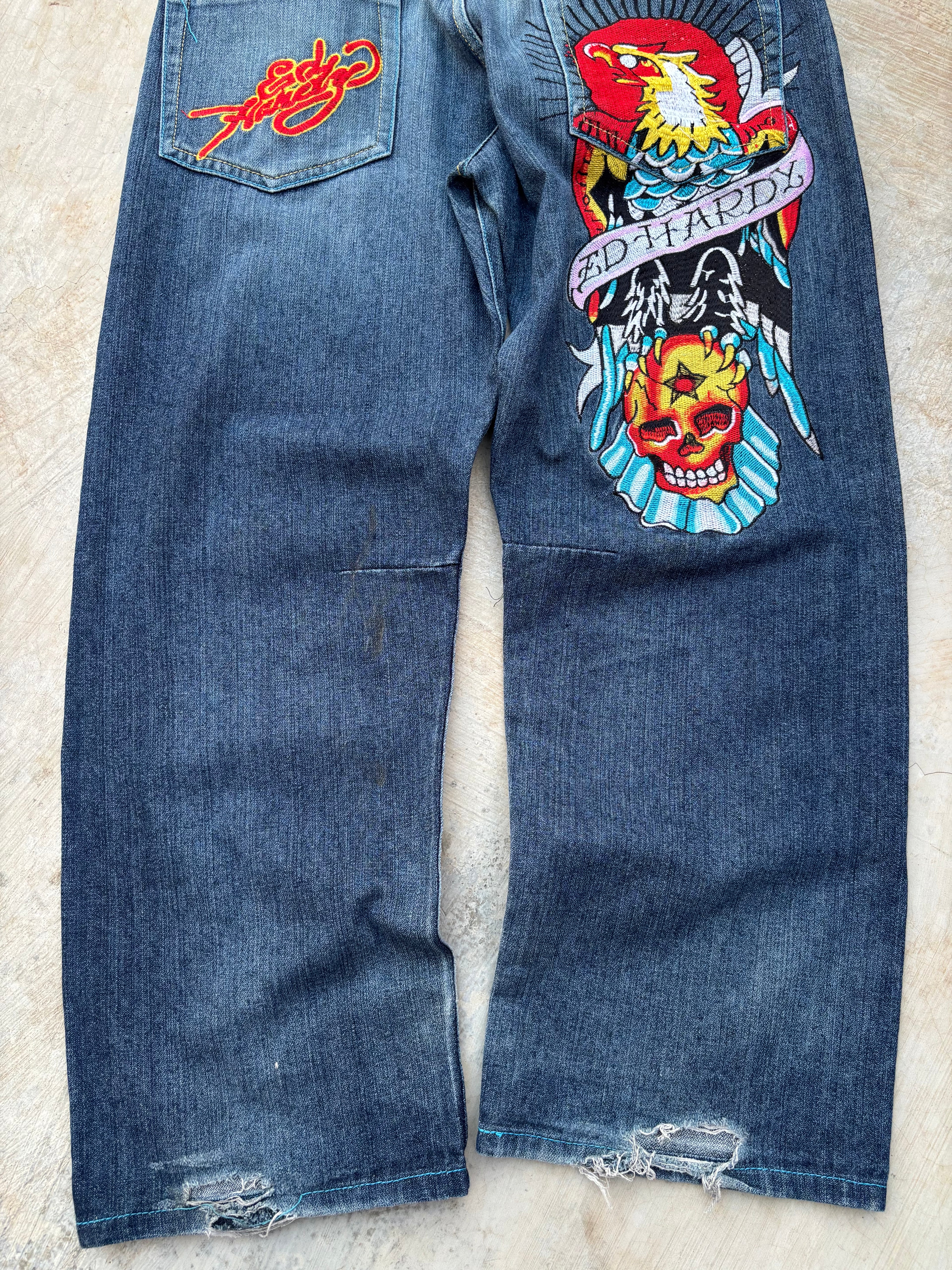 Vintage 00s Edhardy Y2k Pant 36