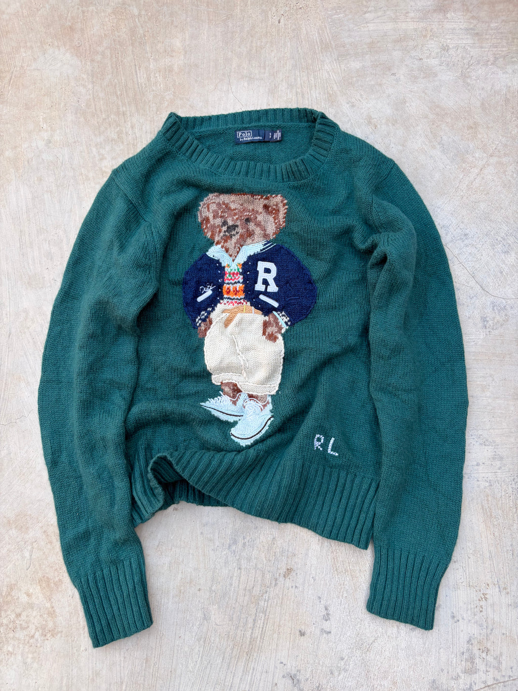 Vintage Polo Ralph Lauren Polo Bear Sweater S
