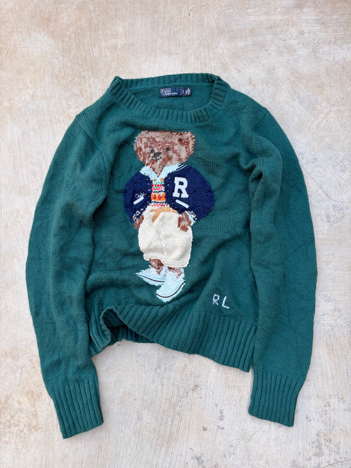 Vintage Polo Ralph Lauren Polo Bear Sweater S