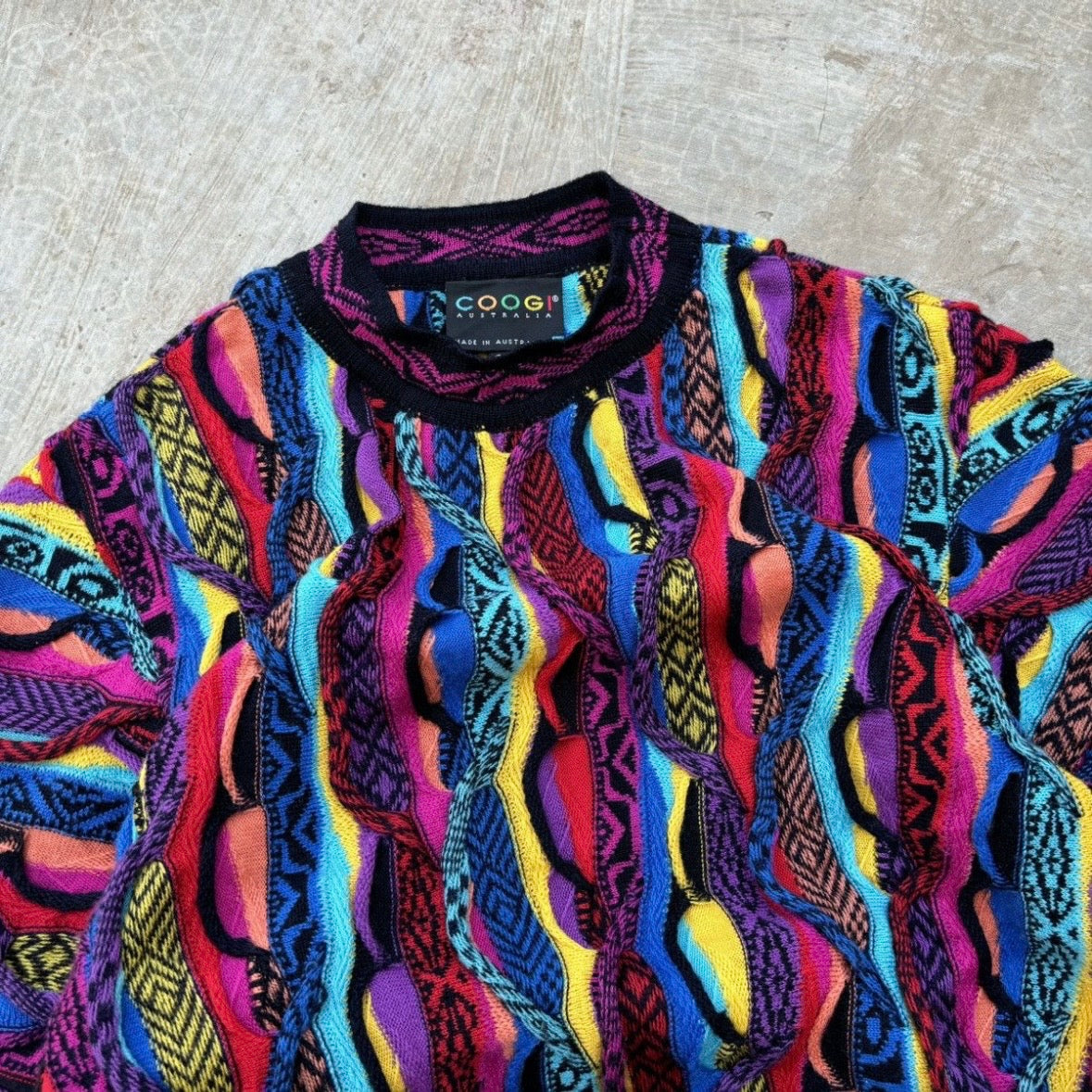 Vintage 90s Coogi Multi Colour Knitwear M